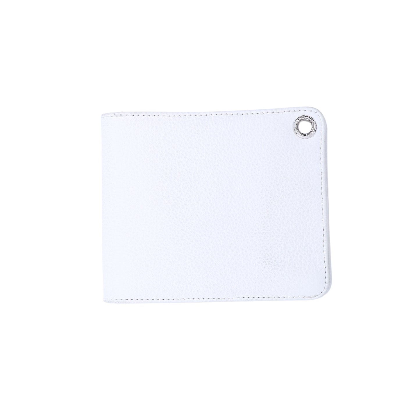 WHITE CHROME HEARTS BIFOLD HEART WALLET RHODIUM PLATED