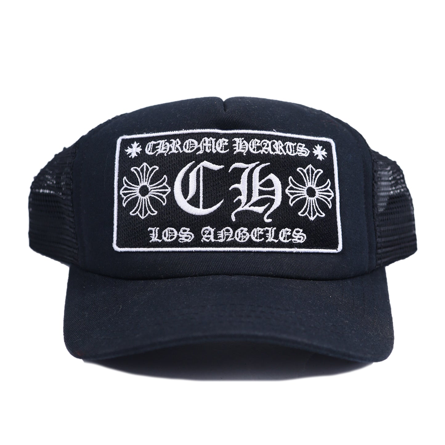 CHROME HEARTS BLACK LOS ANGELES TRUCKER HAT