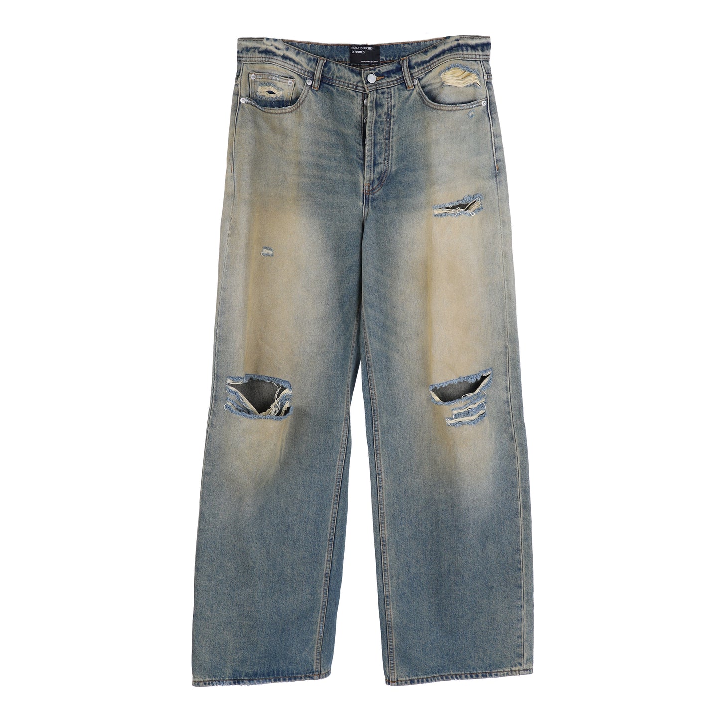 ERD LIGHT WASH BAGGY DENIM SZ 36