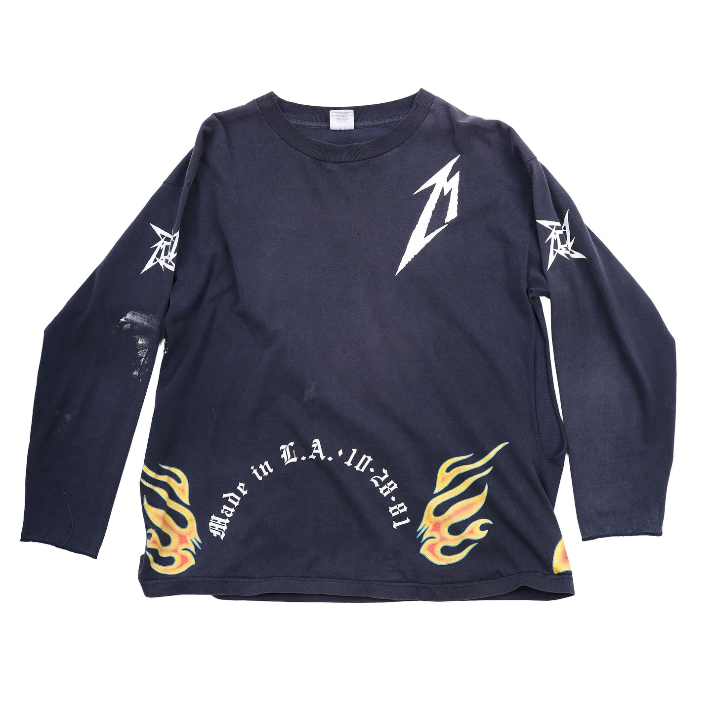VINTAGE METALLICA SAN FRANCISCO TOUR LONG SLEEVE T-SHIRT