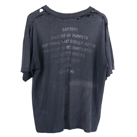 VINTAGE THRASHED FADED METALLICA MASTER OF PUPPETS T-SHIRT