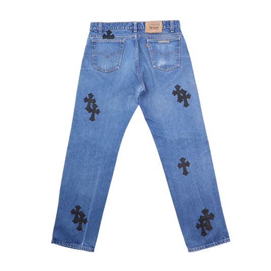 DARK WASH 517 CROSS PATCH LEVI'S DENIM