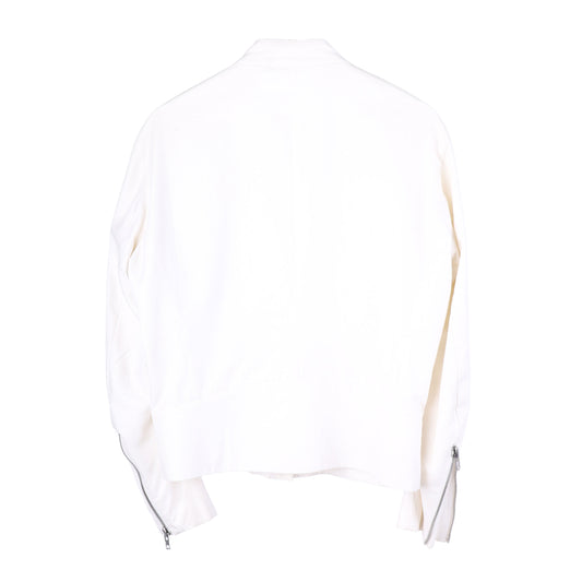 Maison Margiela White 5 Zip Moto Jacket