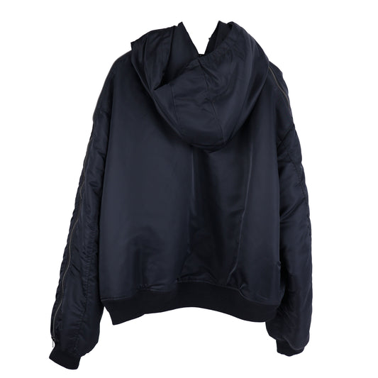 Y PROJECT SLEEVE ZIP HOODED BOMBER