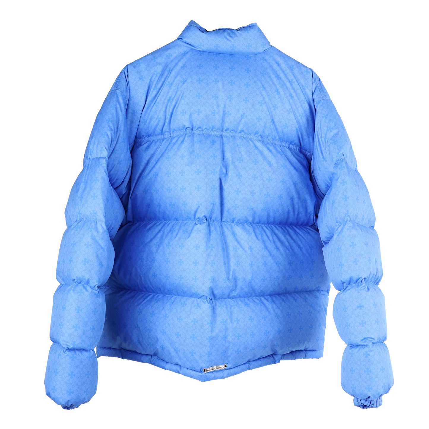 CHROME HEARTS BLUE PLUS MONOGRAM DOWN PUFFER JACKET