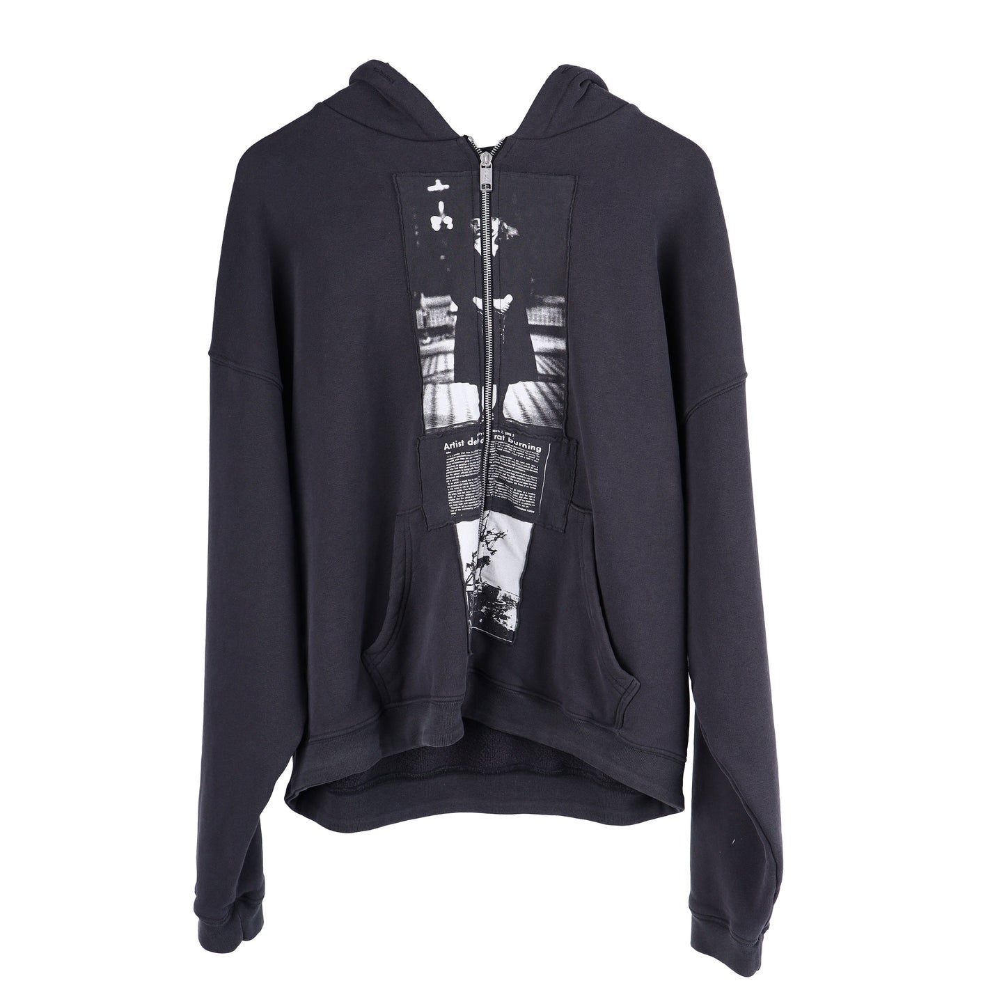 ERD NEW SEASON BLACK ASSEMBLAGE NUN HOODIE