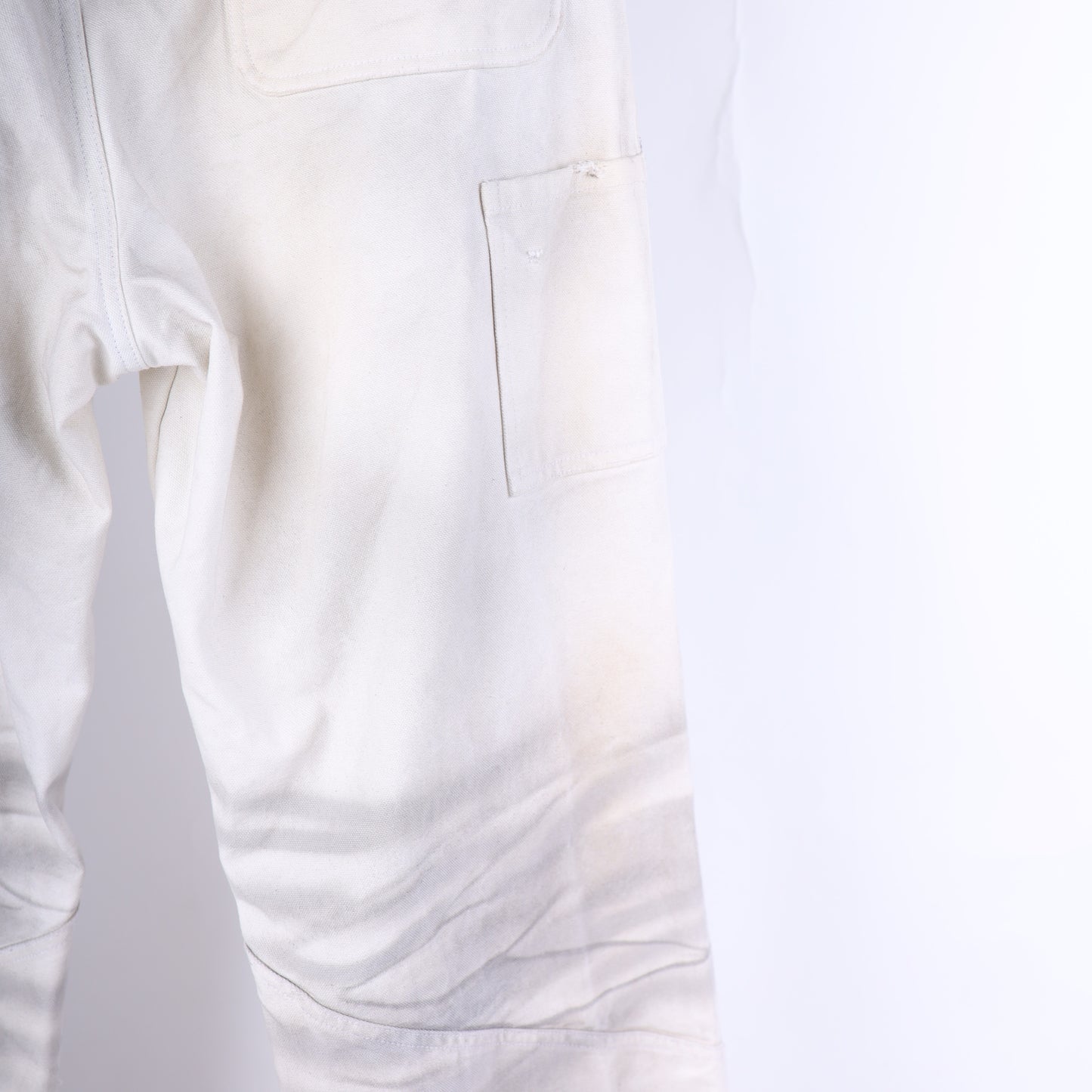 ALEXANDER DIGENOVA WHITE THRASHED PANTS