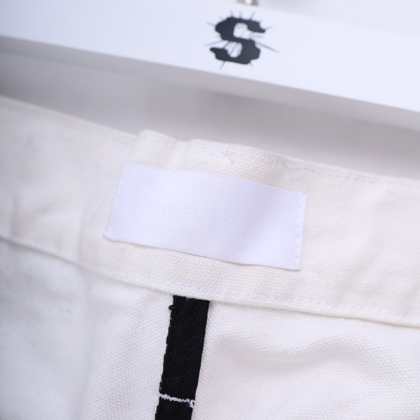 ALEXANDER DIGENOVA WHITE THRASHED PANTS