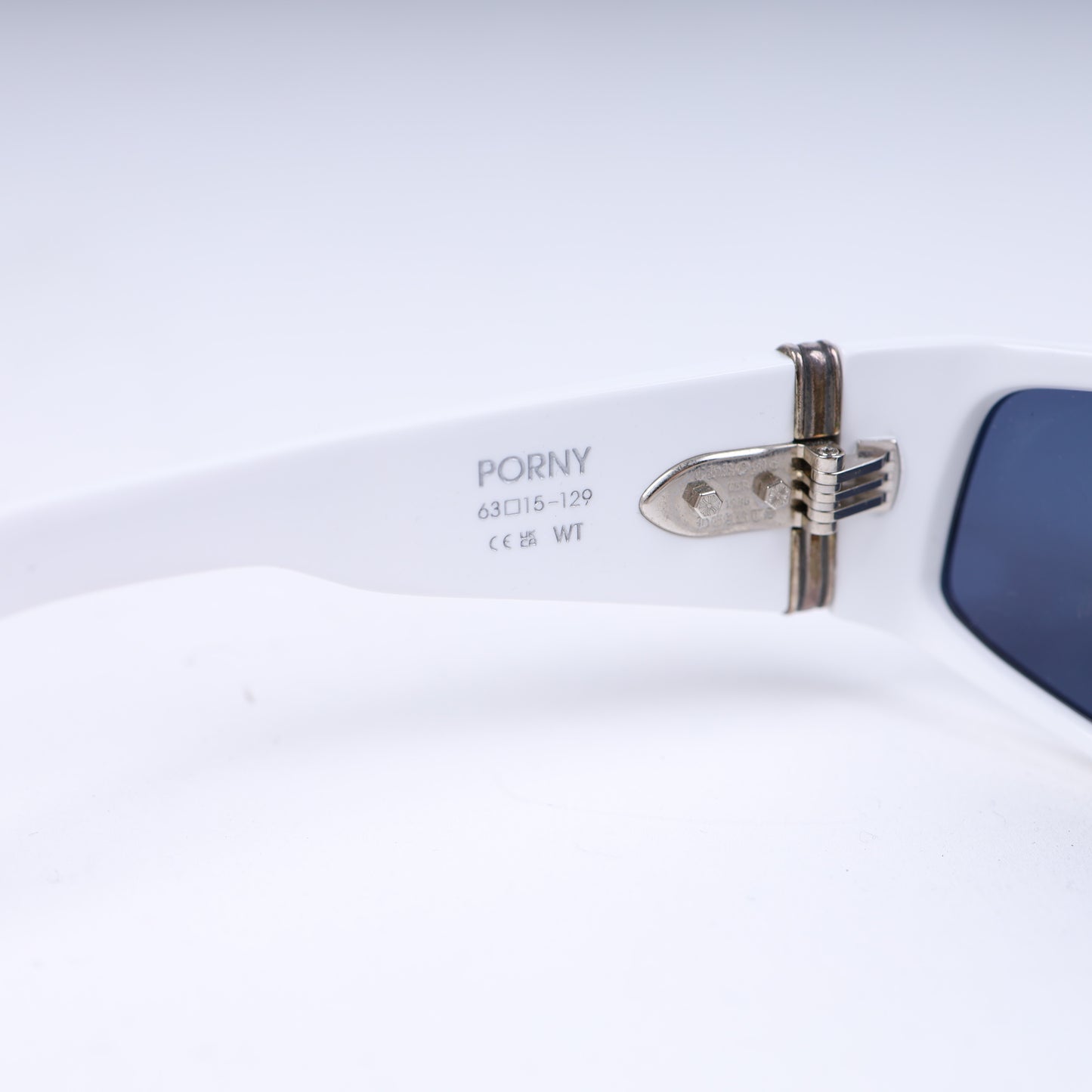 Chrome Hearts White Porny Sunglasses