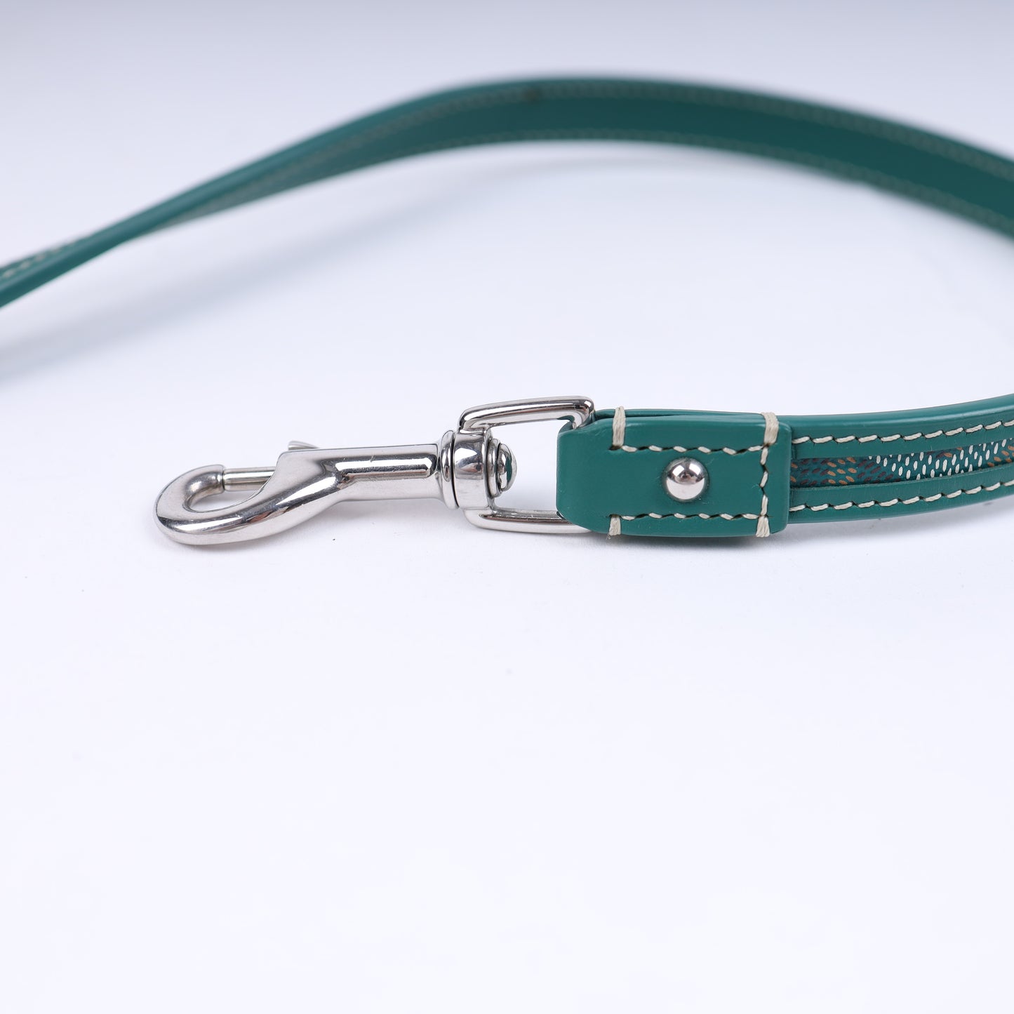 GOYARD GREEN DOG LEASH