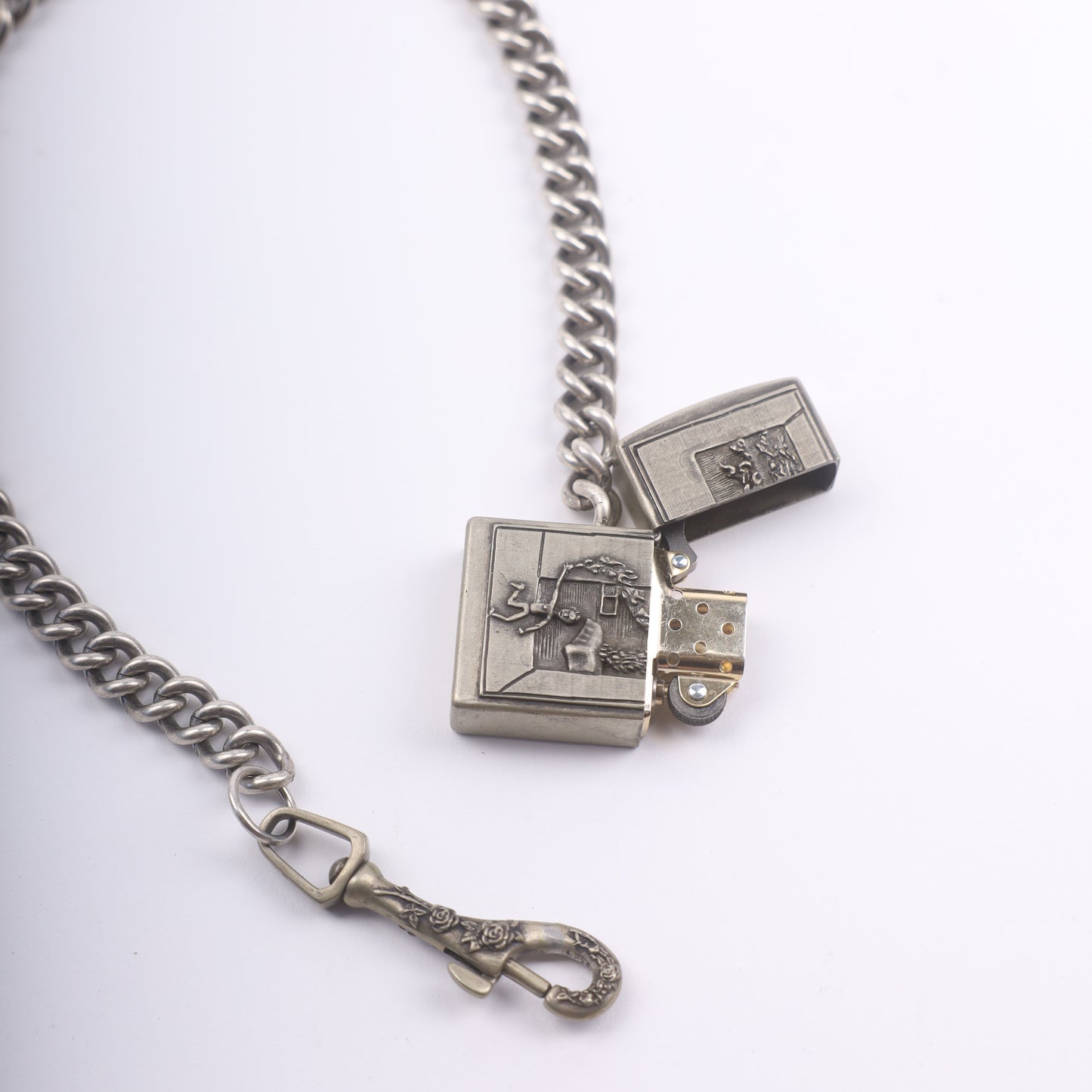 Enfants Riches Deprimes Bedroom Burning Zippo Wallet Chain
