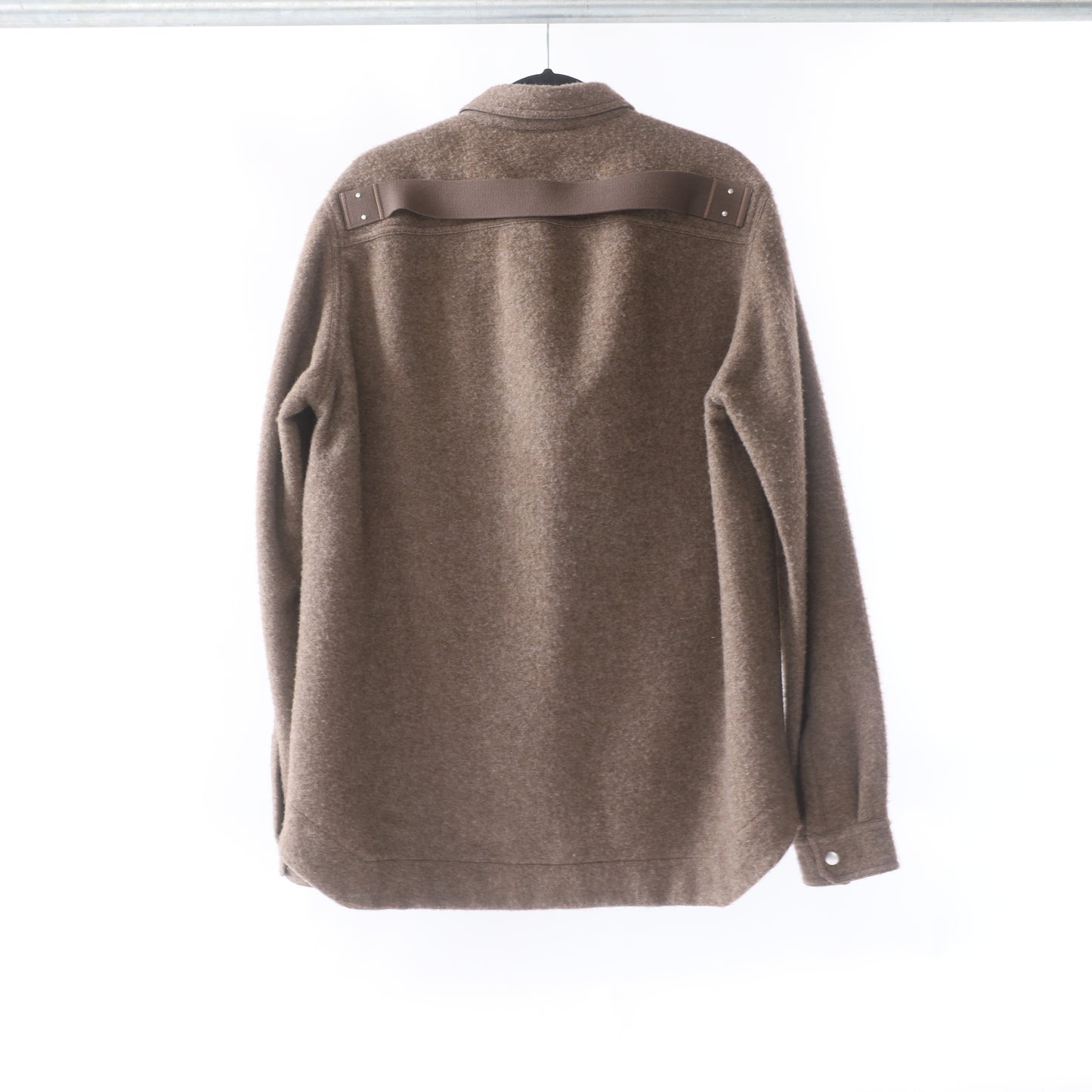 RICK OWENS BROWN PORTERVILLE FUZZY JACKET