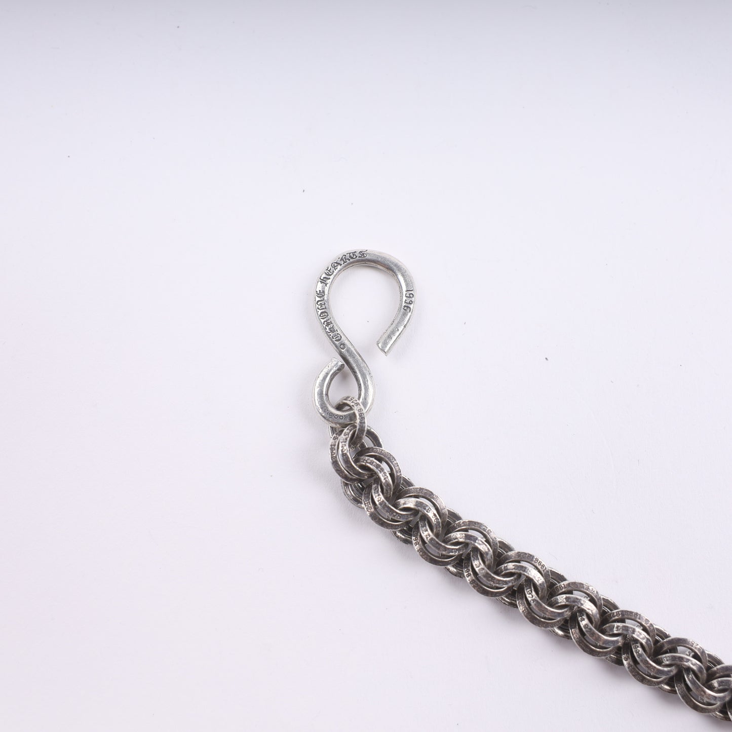 Chrome Hearts 24inch Long Double B Ring Wallet Chain