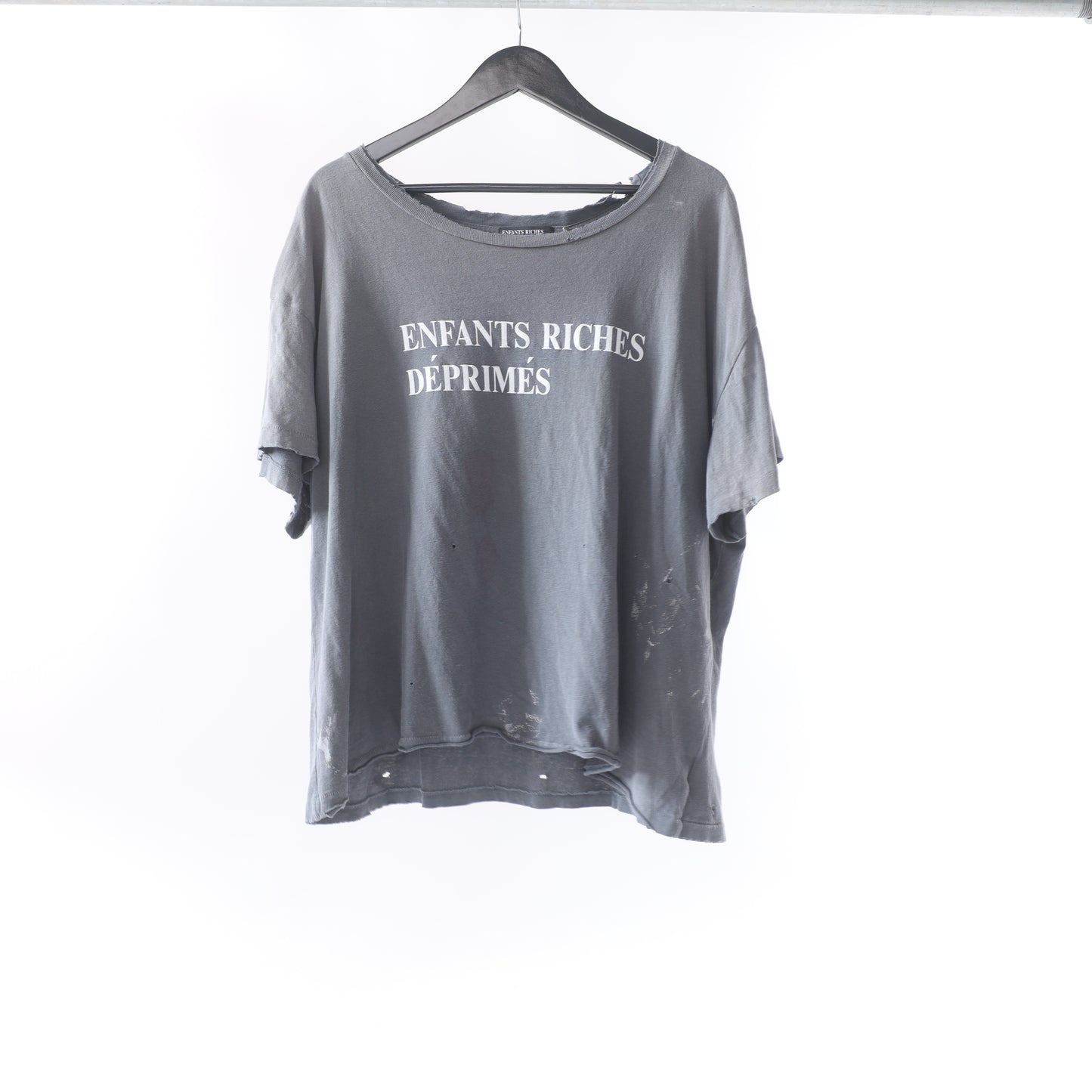 ERD GREY PAINTED LOGO TSHIRT