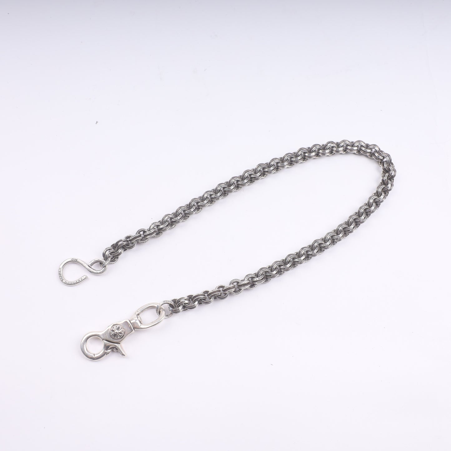 Chrome Hearts 24inch Long Double B Ring Wallet Chain