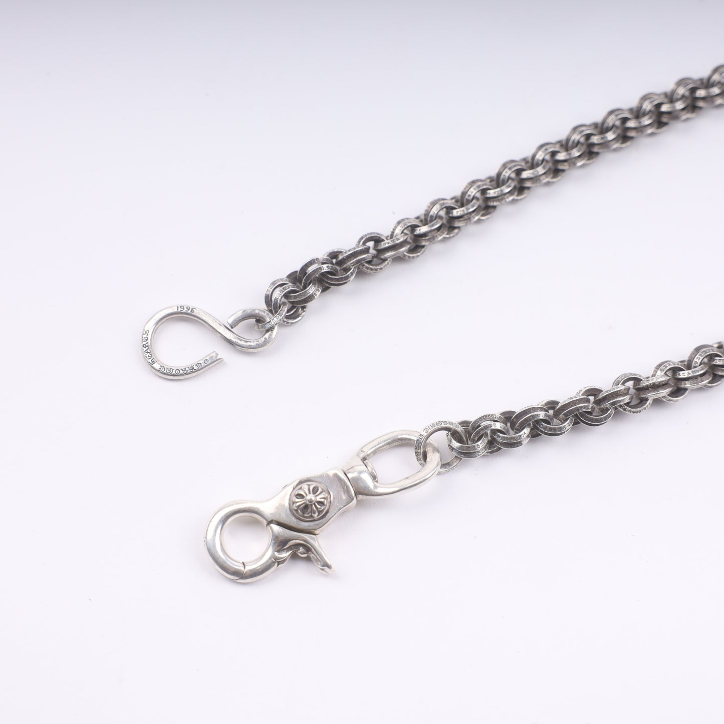 Chrome Hearts 24inch Long Double B Ring Wallet Chain
