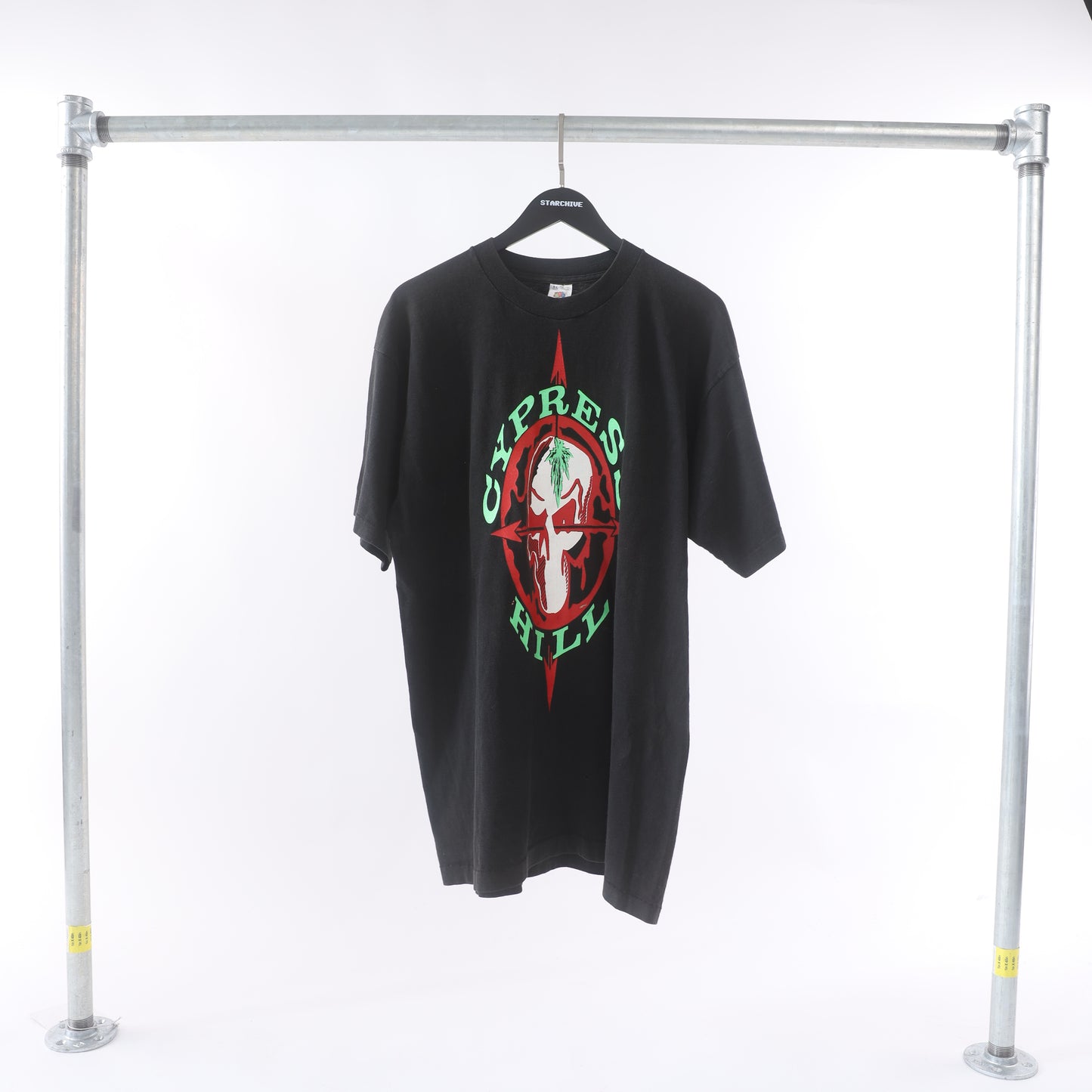 Cypres Hill Vintage Dual Front & Back Graphic T-Shirt