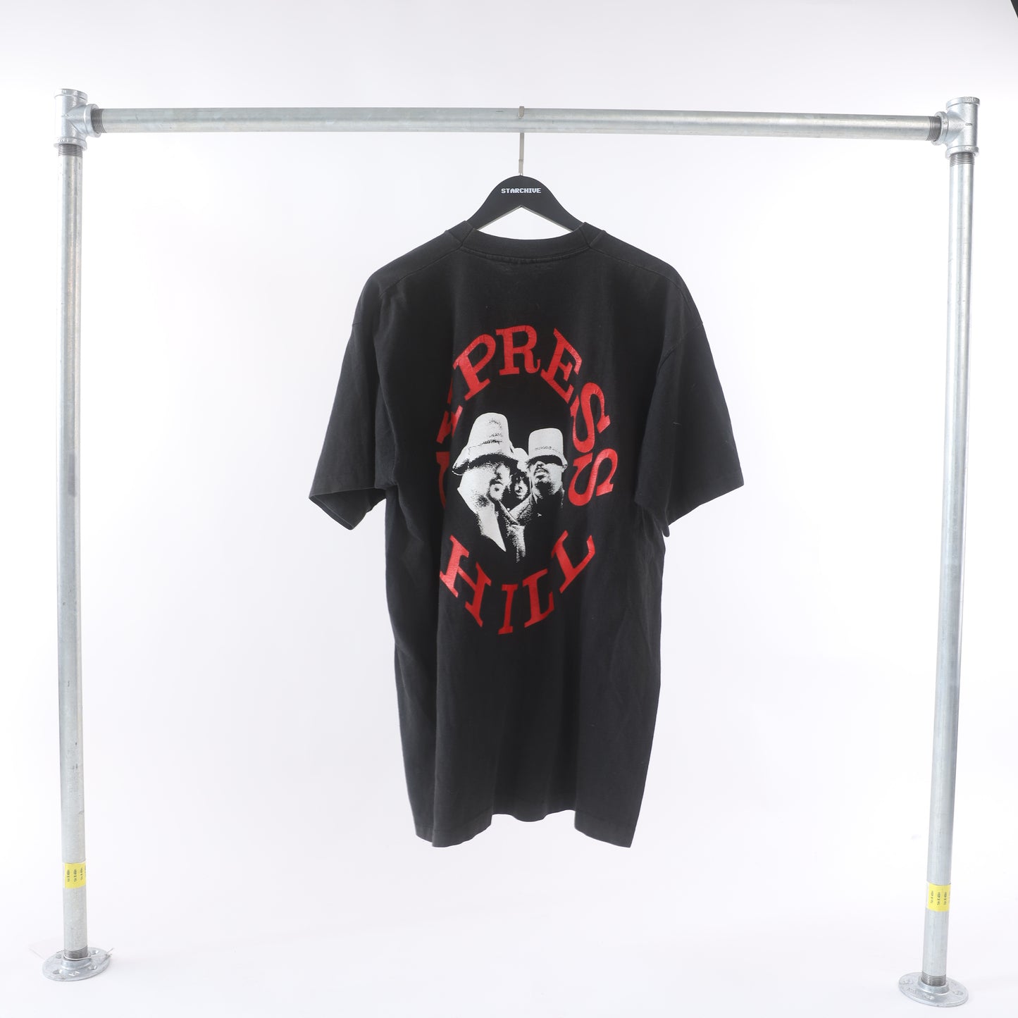 Cypres Hill Vintage Dual Front & Back Graphic T-Shirt
