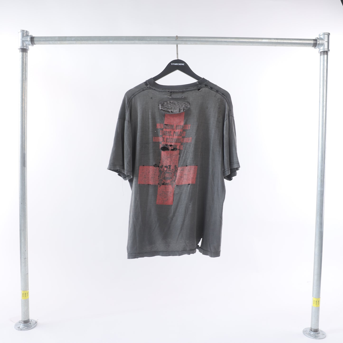 VINTAGE Thrashed Slayer Monsters of Rock Euro Tour T Shirt
