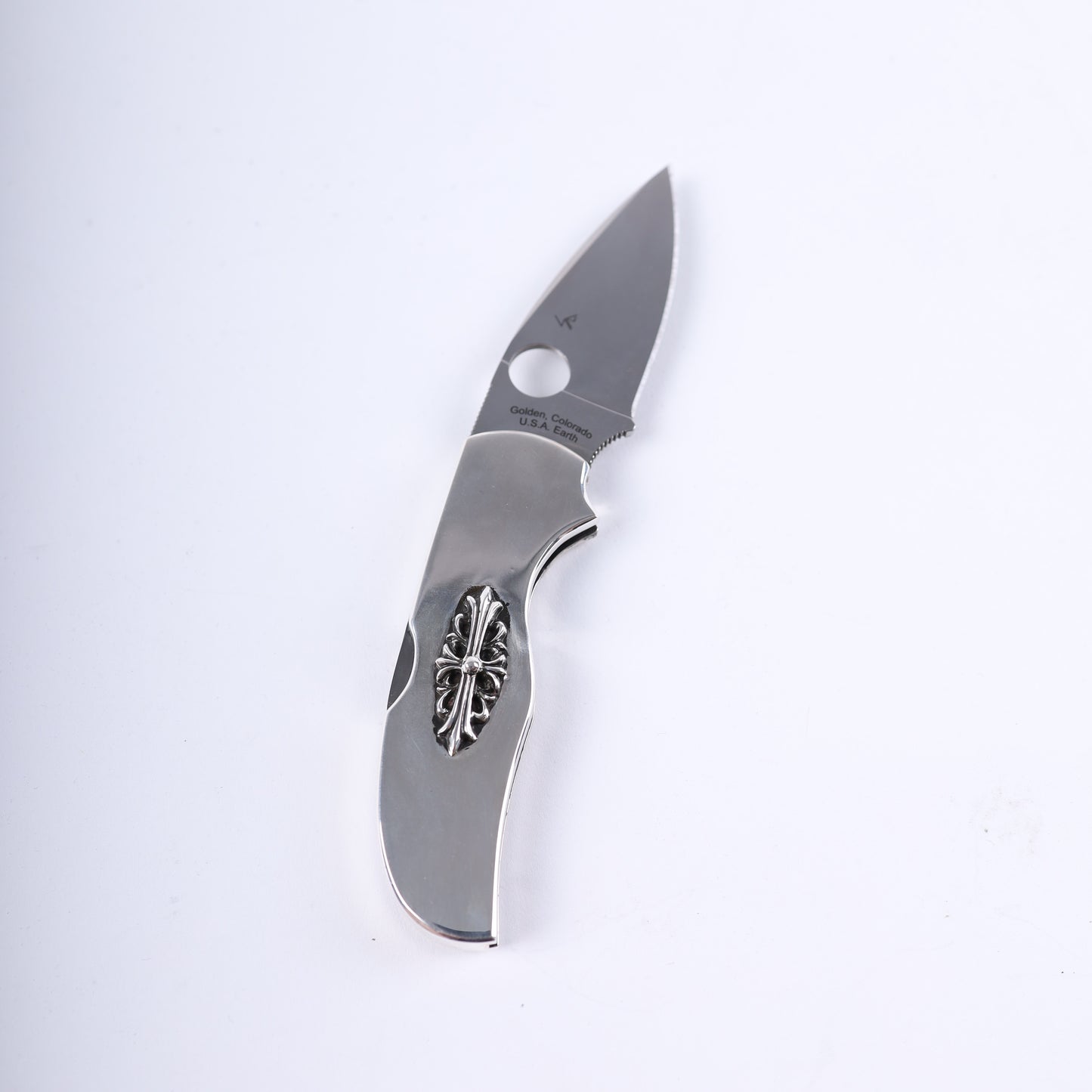 CHROME HEARTS SPYDERCO KNIFE