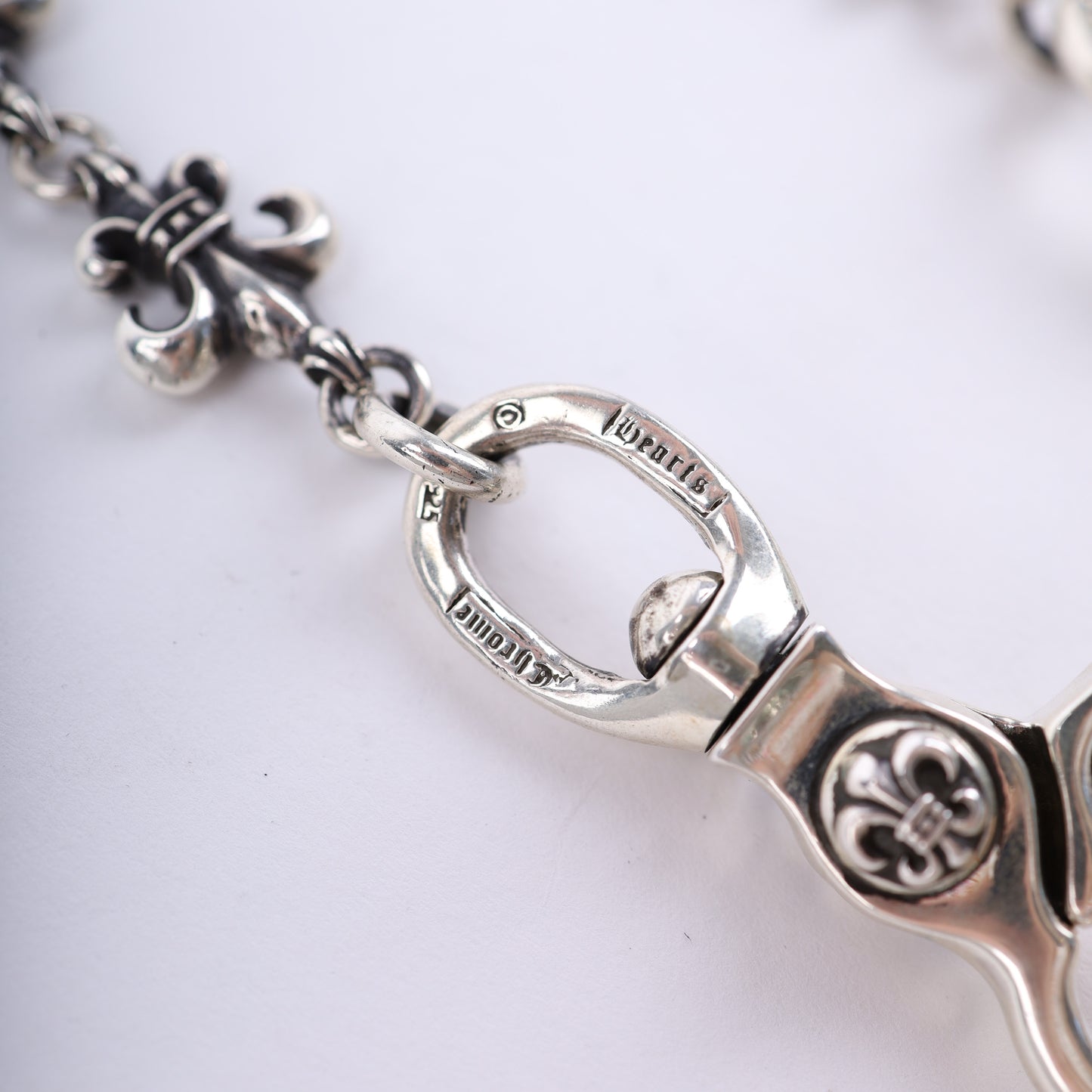 CHROME HEARTS FLEUR DE LIS WALLET CHAIN 11 LINK