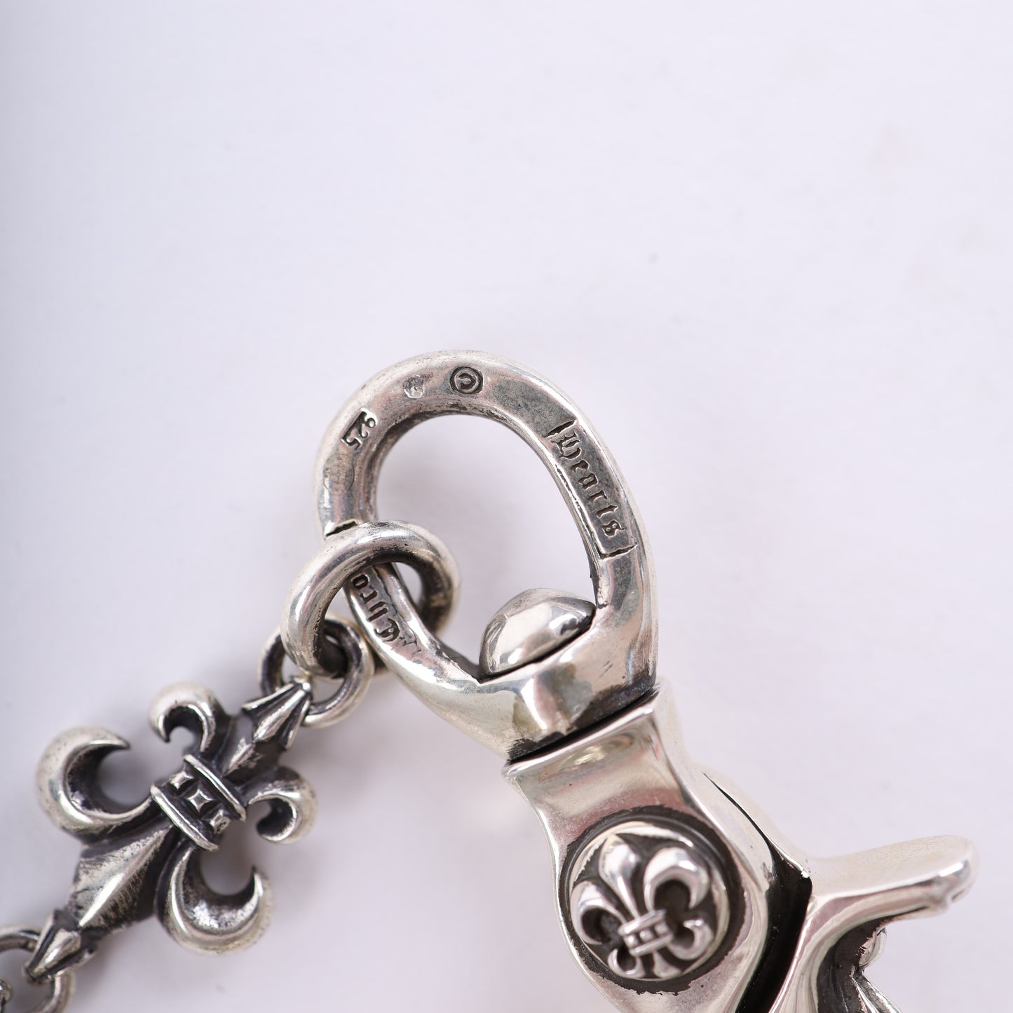 CHROME HEARTS FLEUR DE LIS WALLET CHAIN 11 LINK