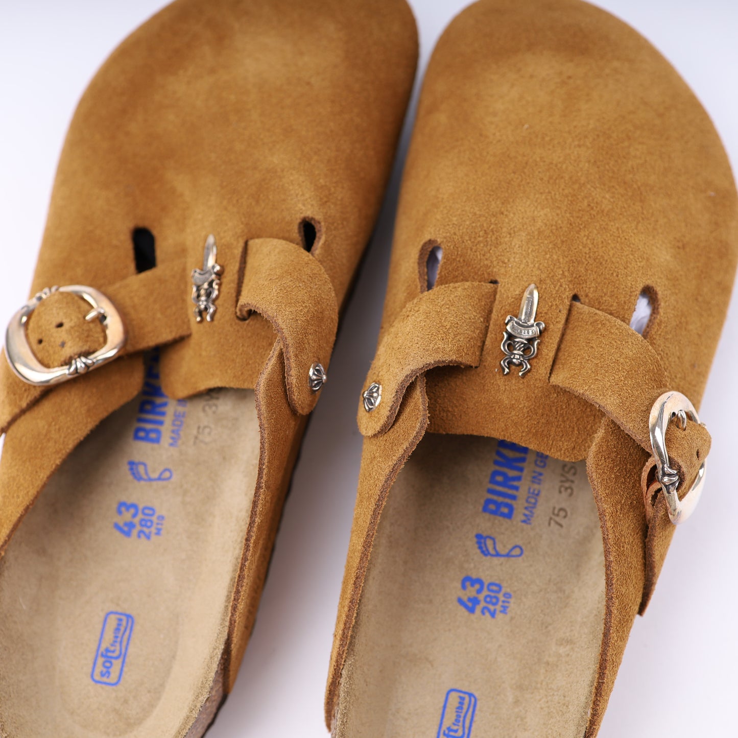 CHROME HEARTS BIRKENSTOCK BOSTON CLOG 43 BRAND NEW