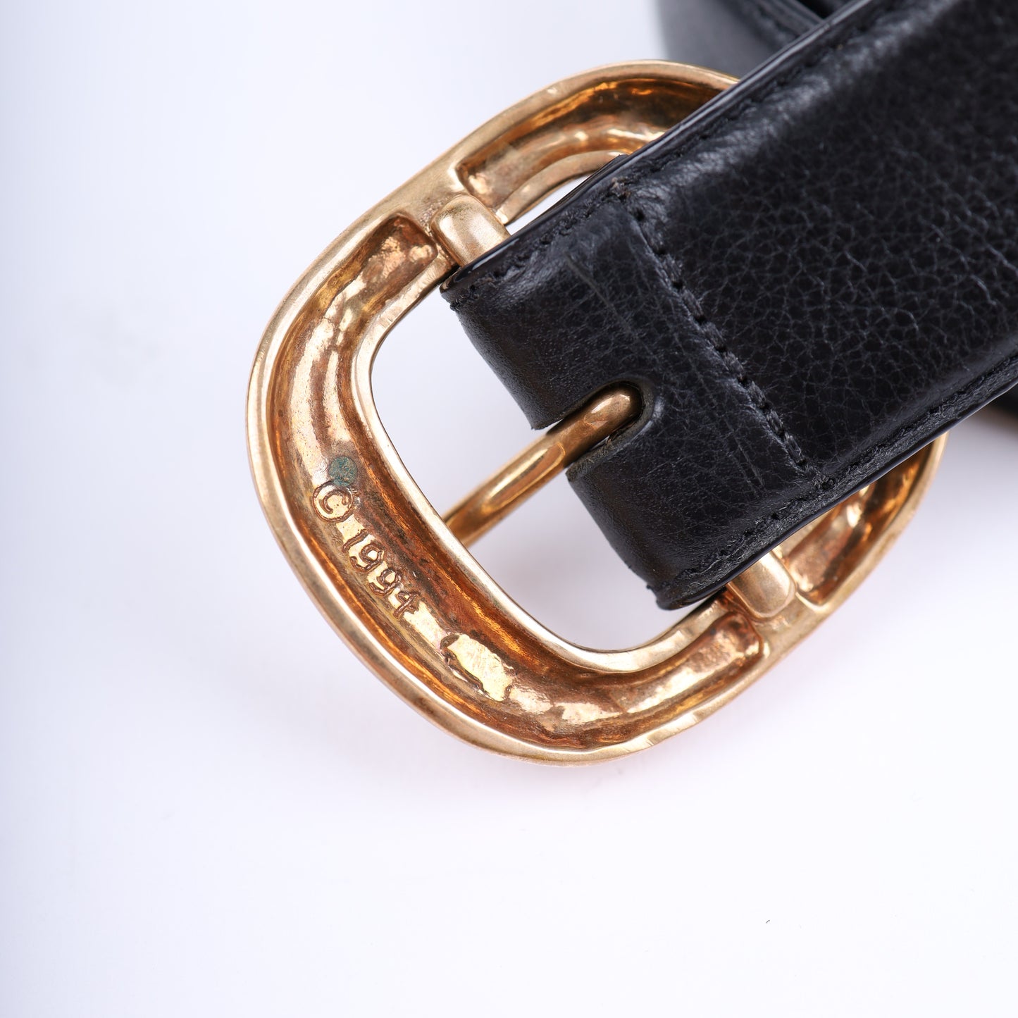 CHROME HEARTS BRONZE GUNSLINGER BELT SIZE 38