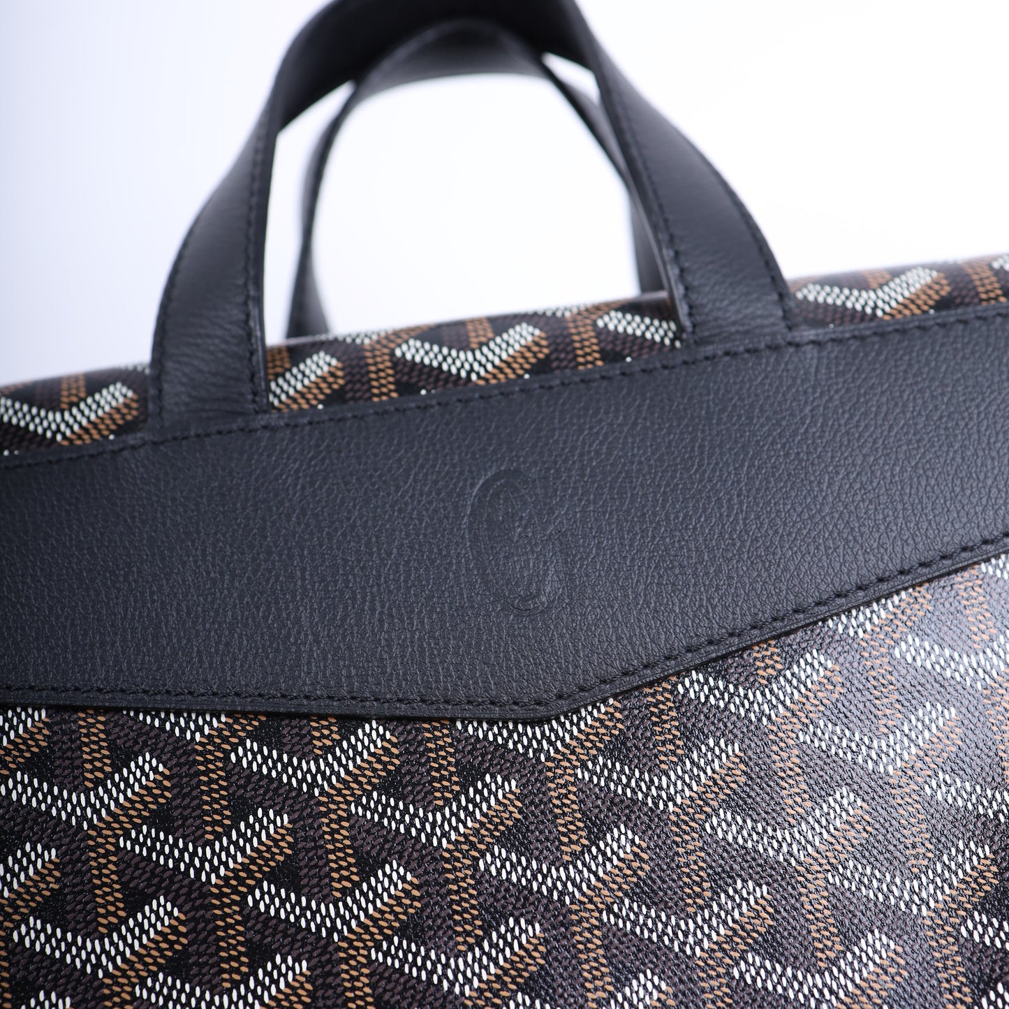 GOYARD CISALPIN BLACK BACKPACK