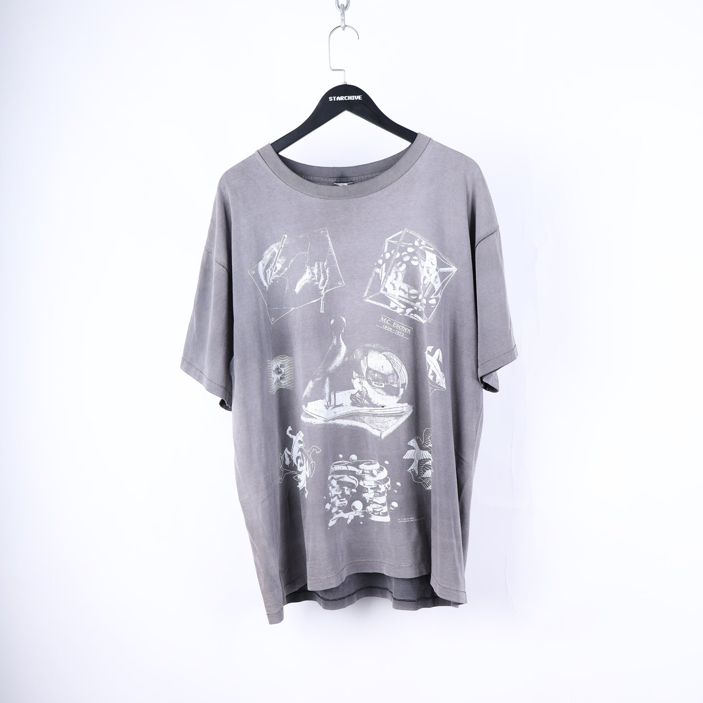 MC ESCHER FADED VINTAGE T-SHIRT