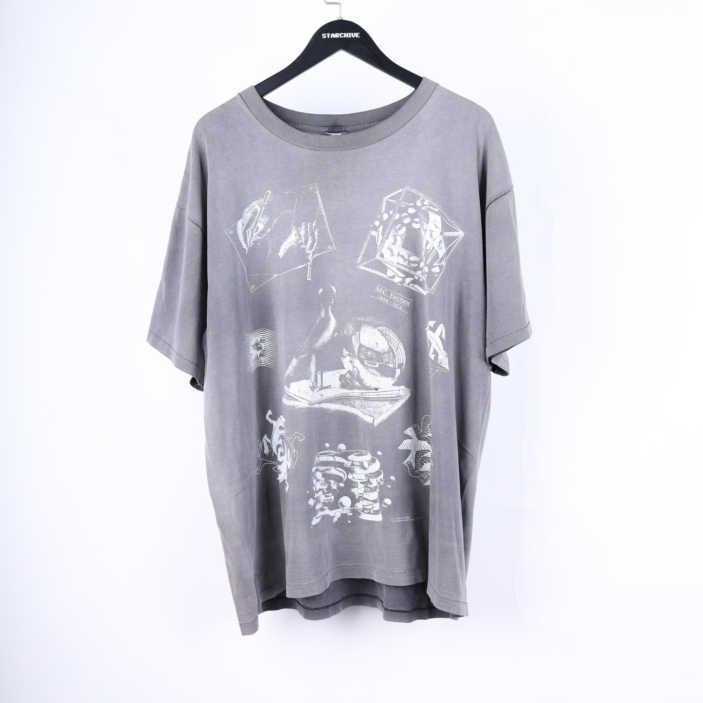 MC ESCHER FADED VINTAGE T-SHIRT