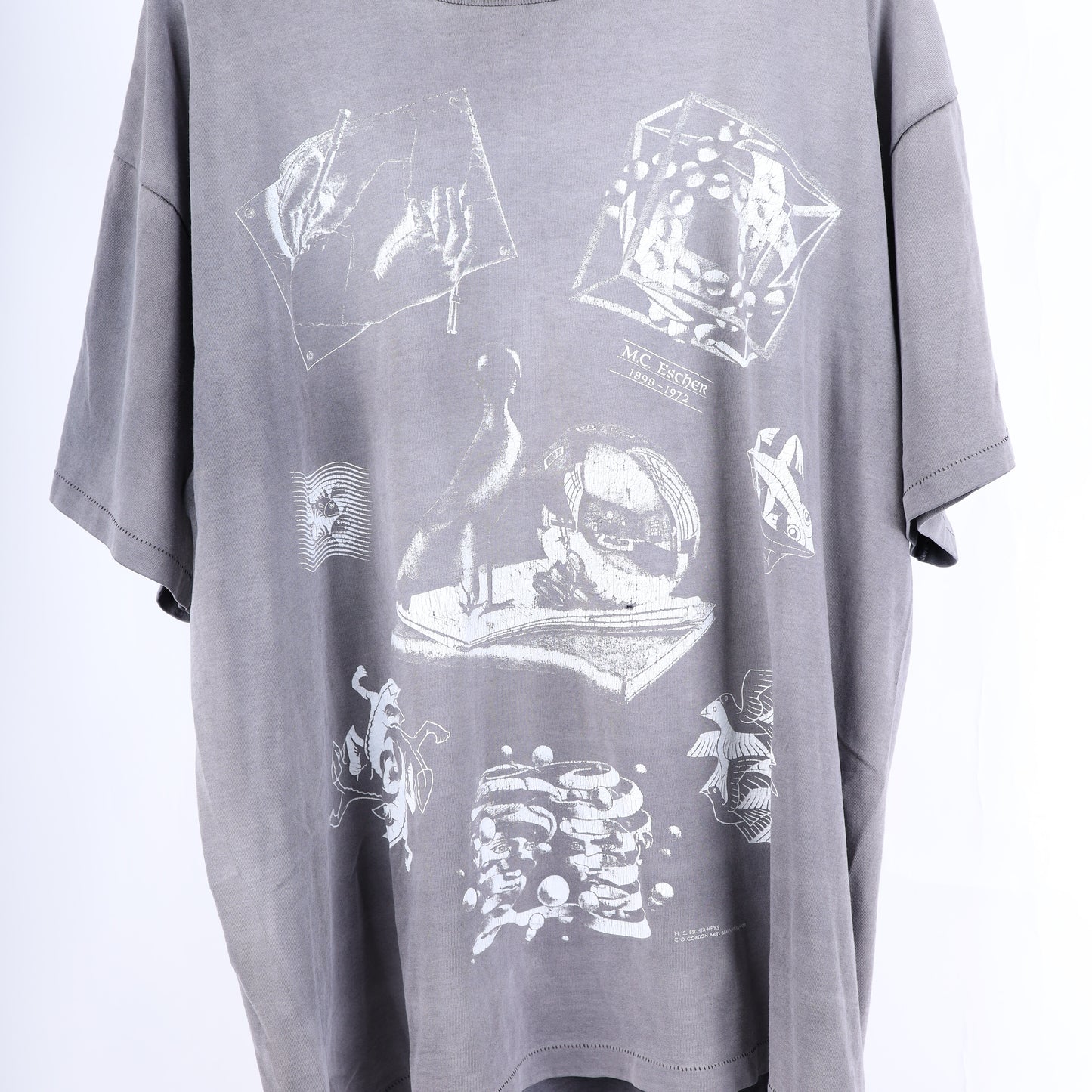 MC ESCHER FADED VINTAGE T-SHIRT