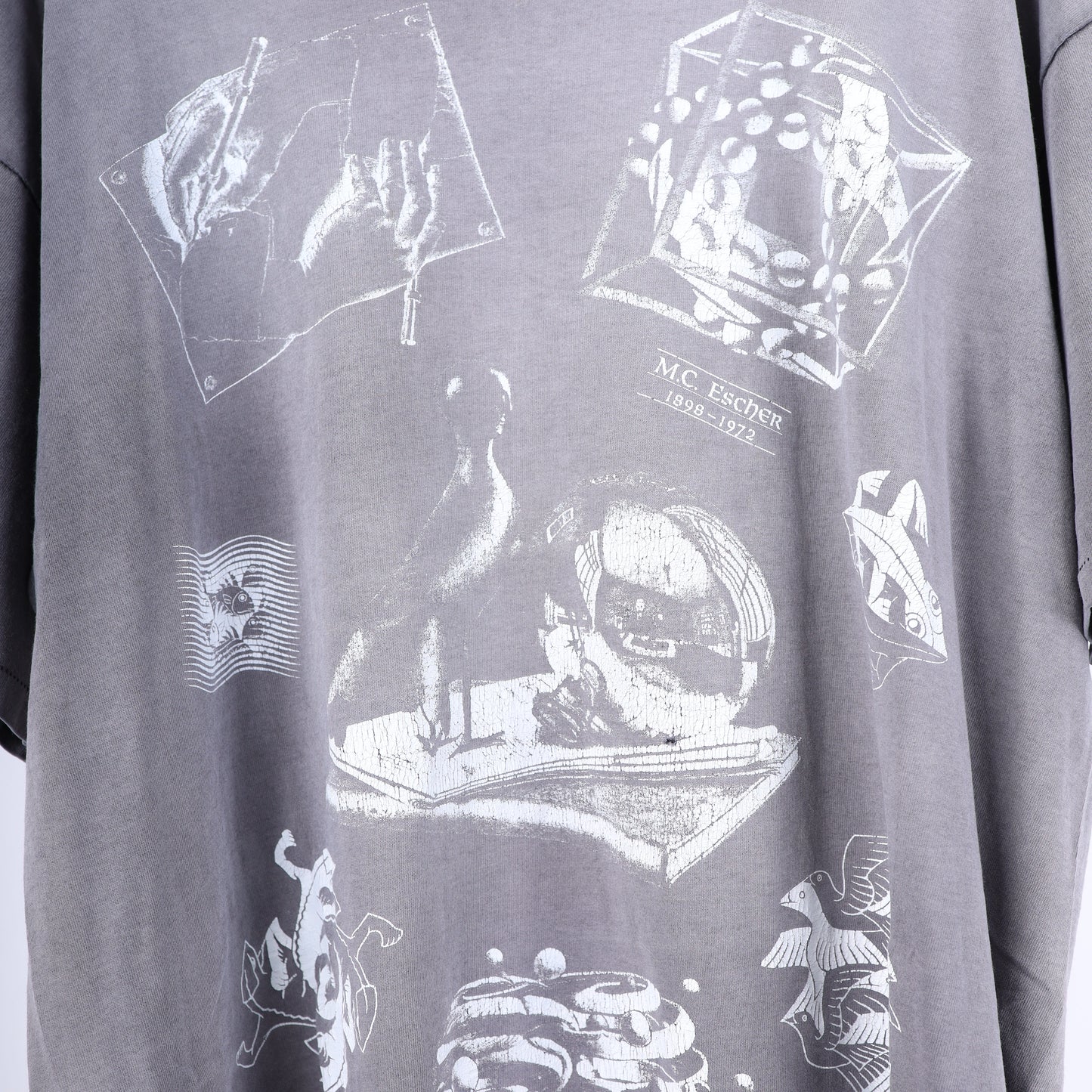 MC ESCHER FADED VINTAGE T-SHIRT
