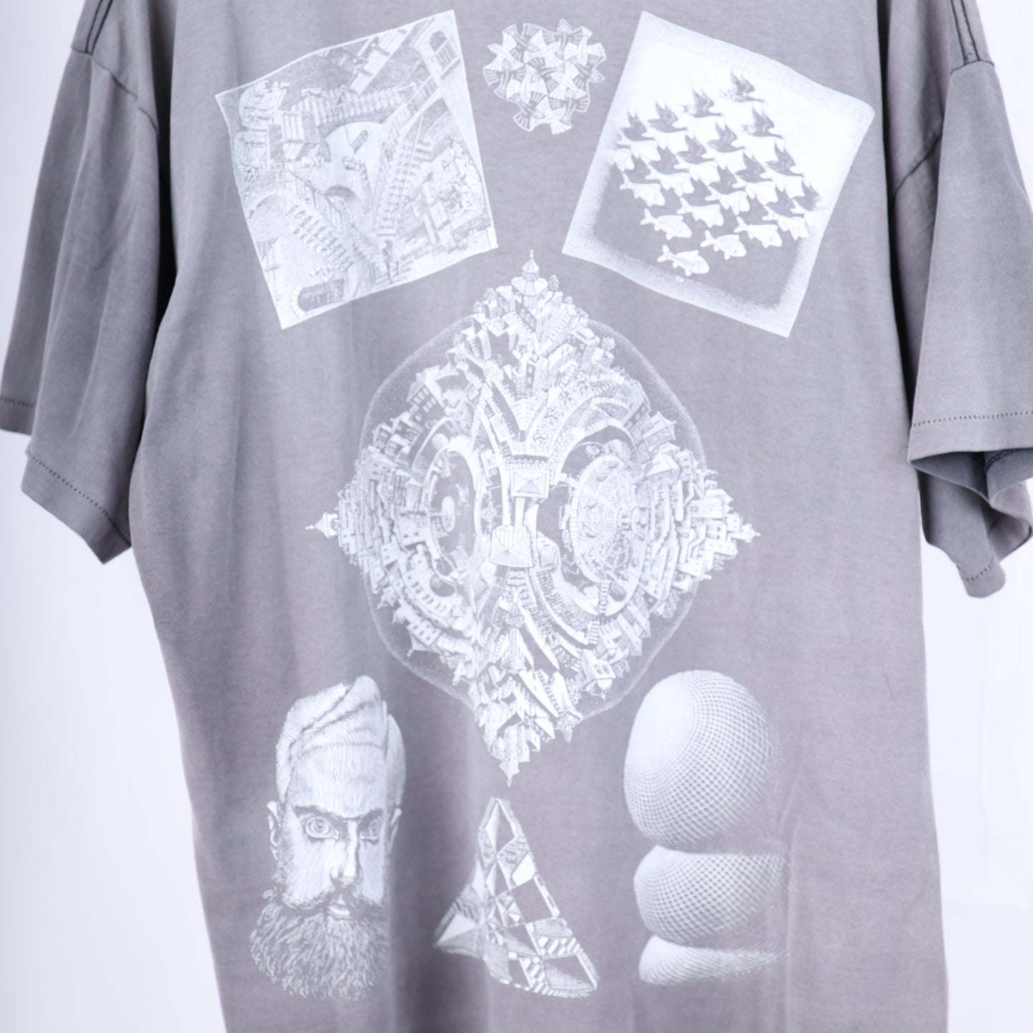 MC ESCHER FADED VINTAGE T-SHIRT