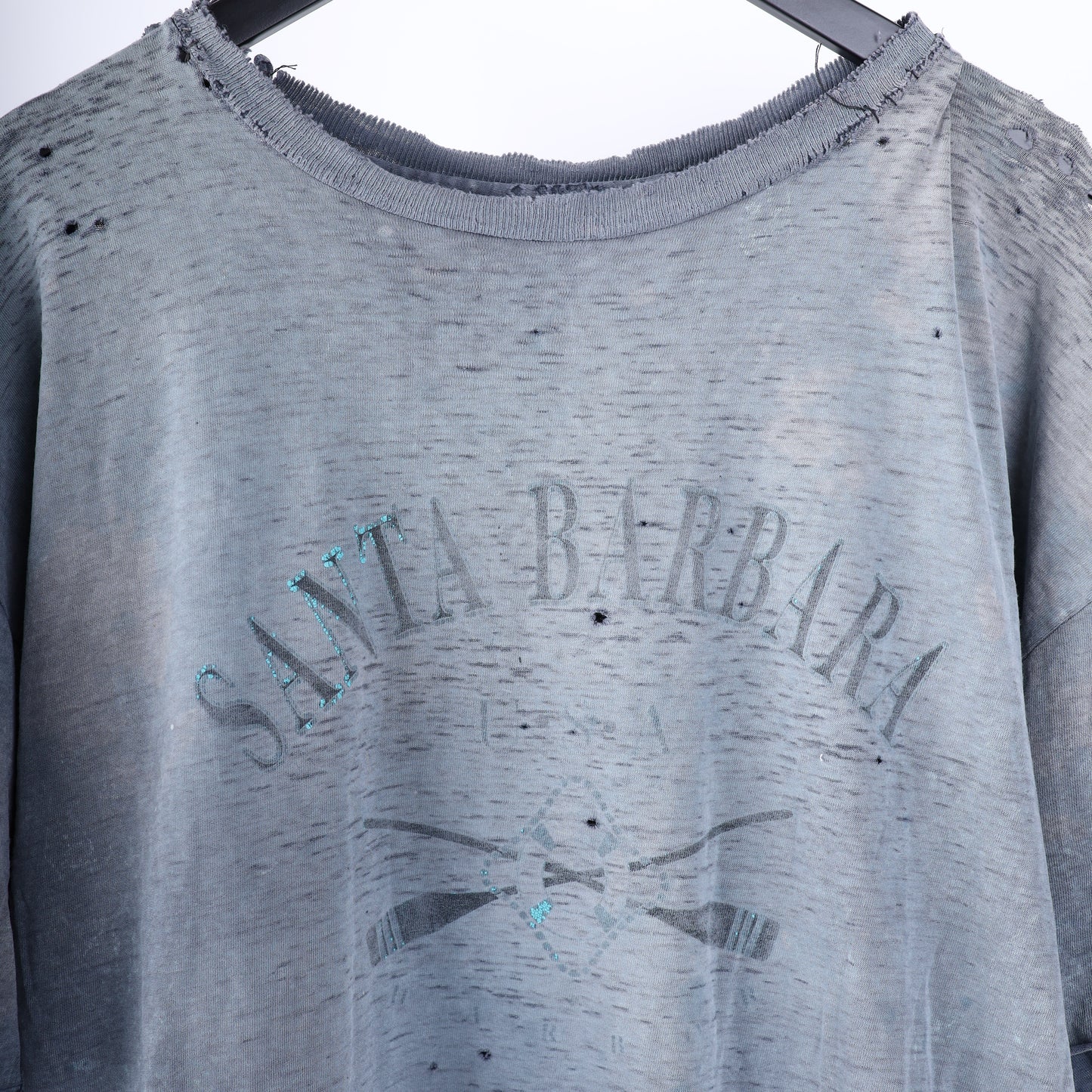 SANTA BARBARA THRASHED VINTAGE FADED T-SHIRT