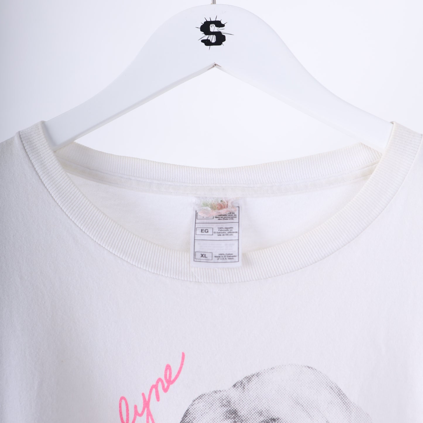 VINTAGE WHITE ANGELYN FAN CLUB T-SHIRT
