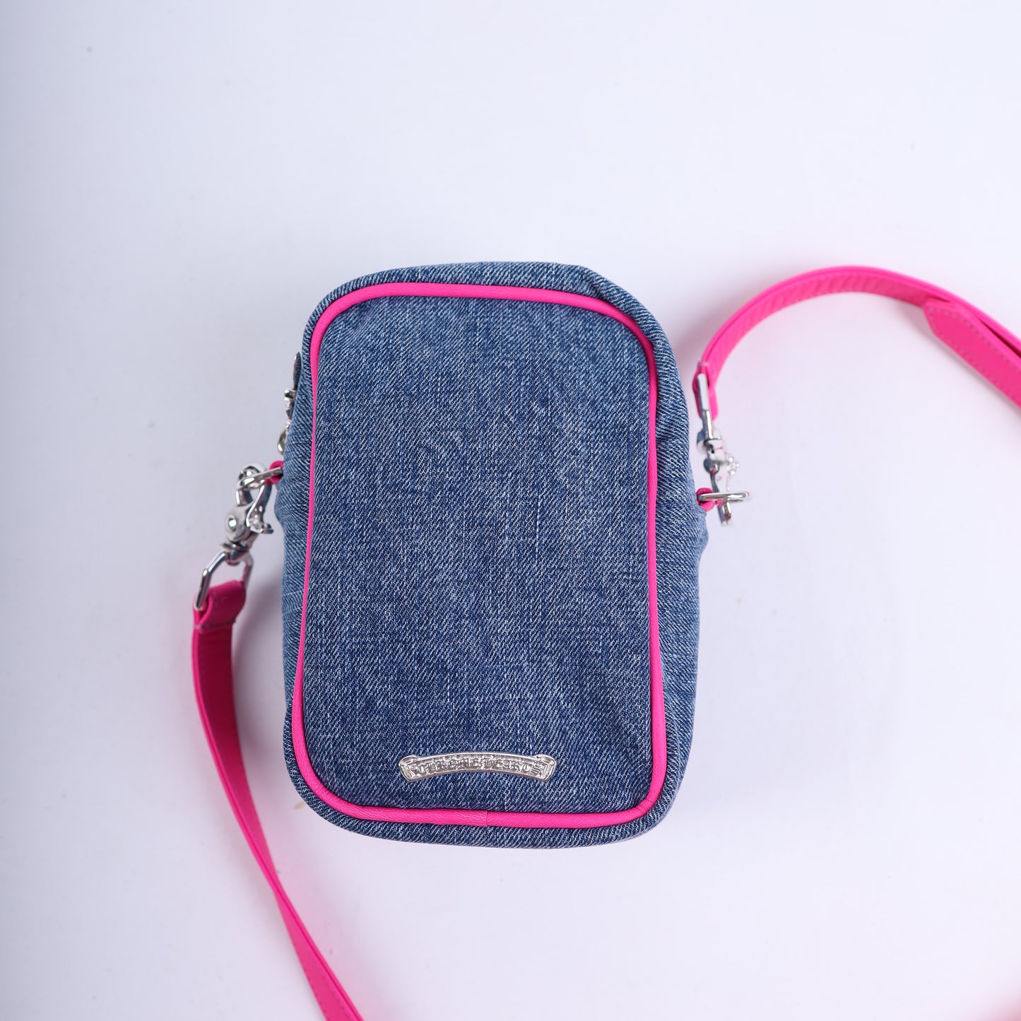 CHROME HEARTS DENIM PATCH TAKA BAG