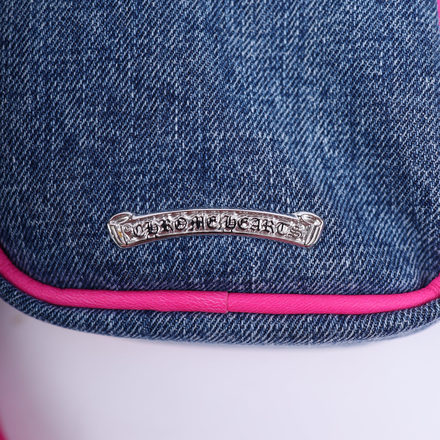 CHROME HEARTS DENIM PATCH TAKA BAG