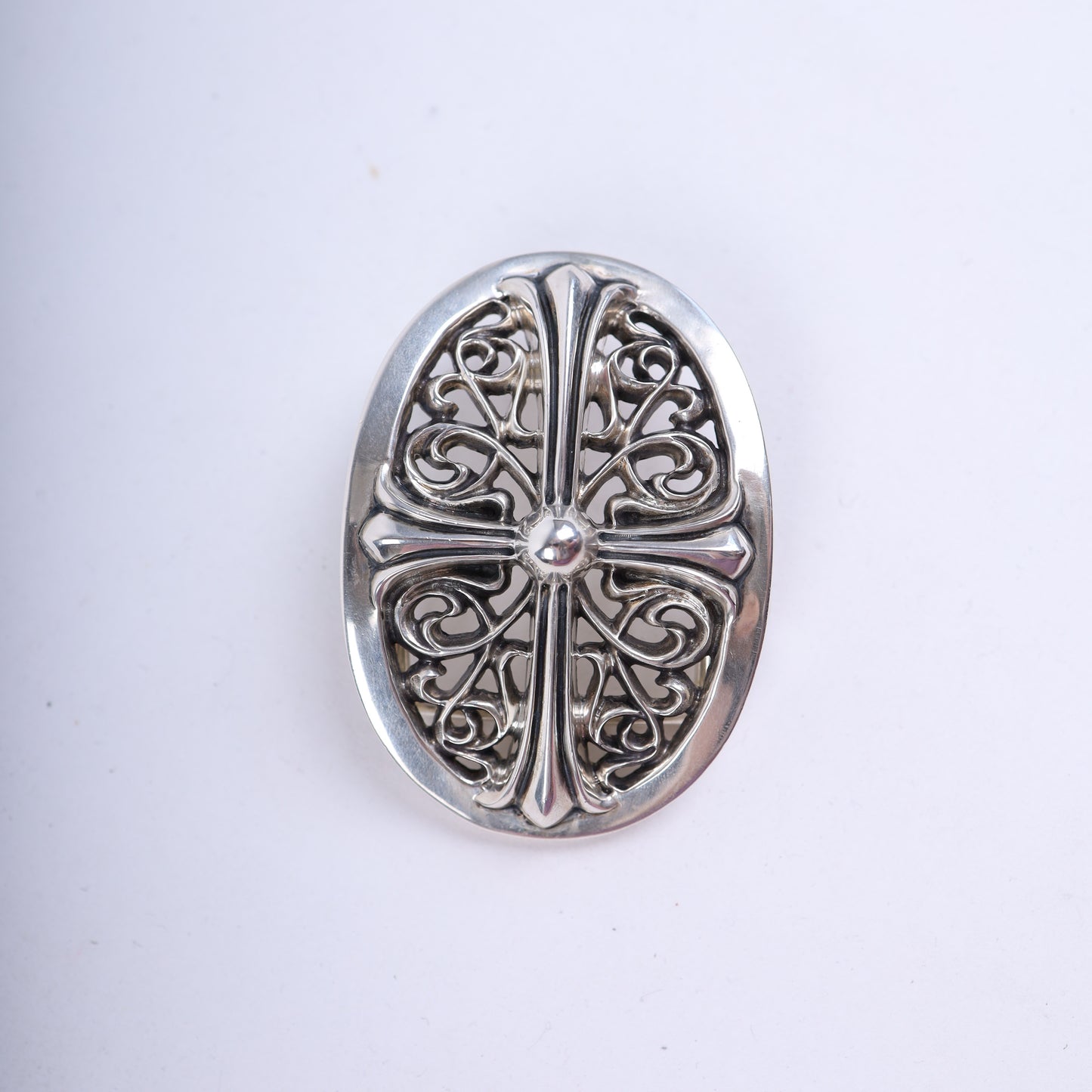 CHROME HEARTS 1.5" OVAL BUCKLE