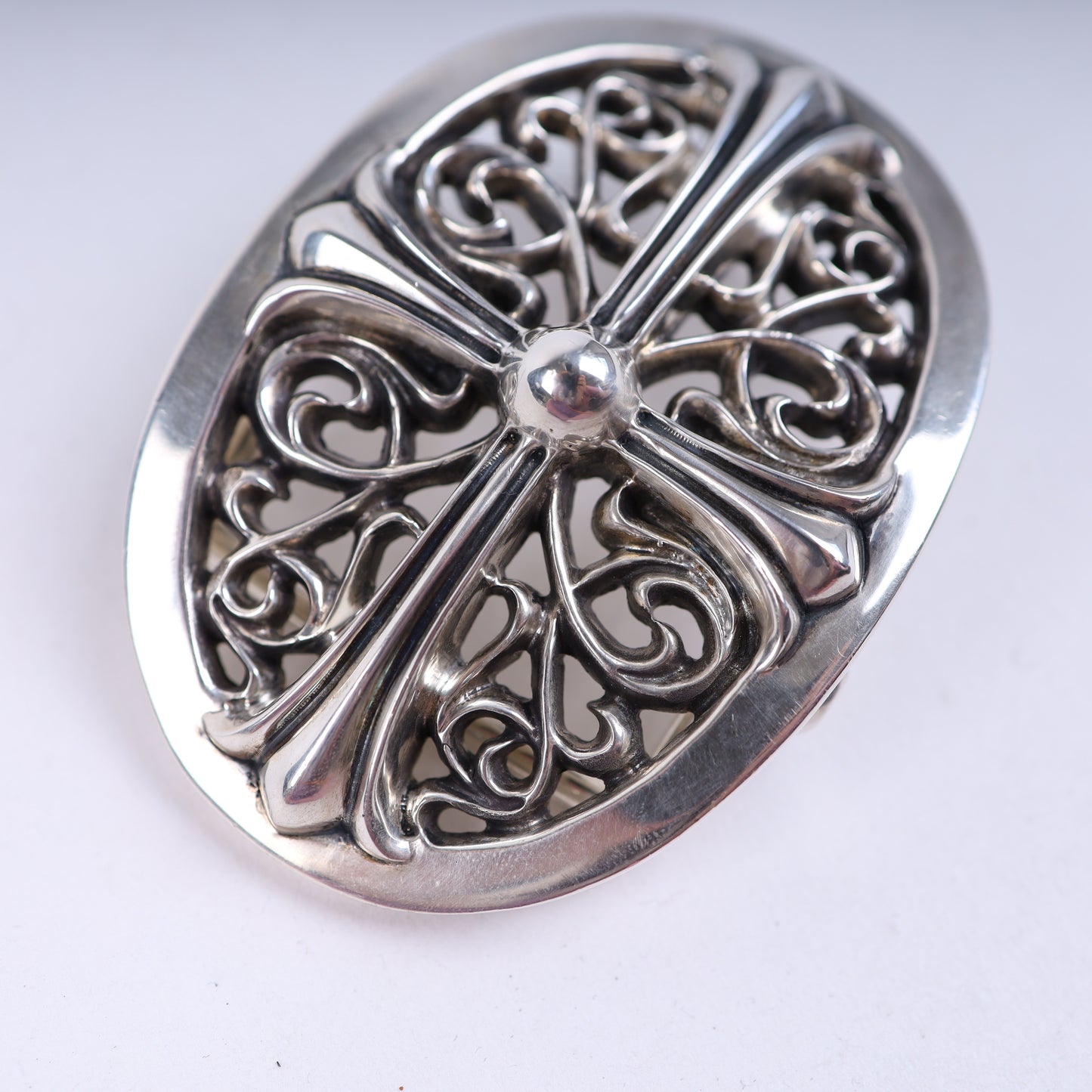 CHROME HEARTS 1.5" OVAL BUCKLE