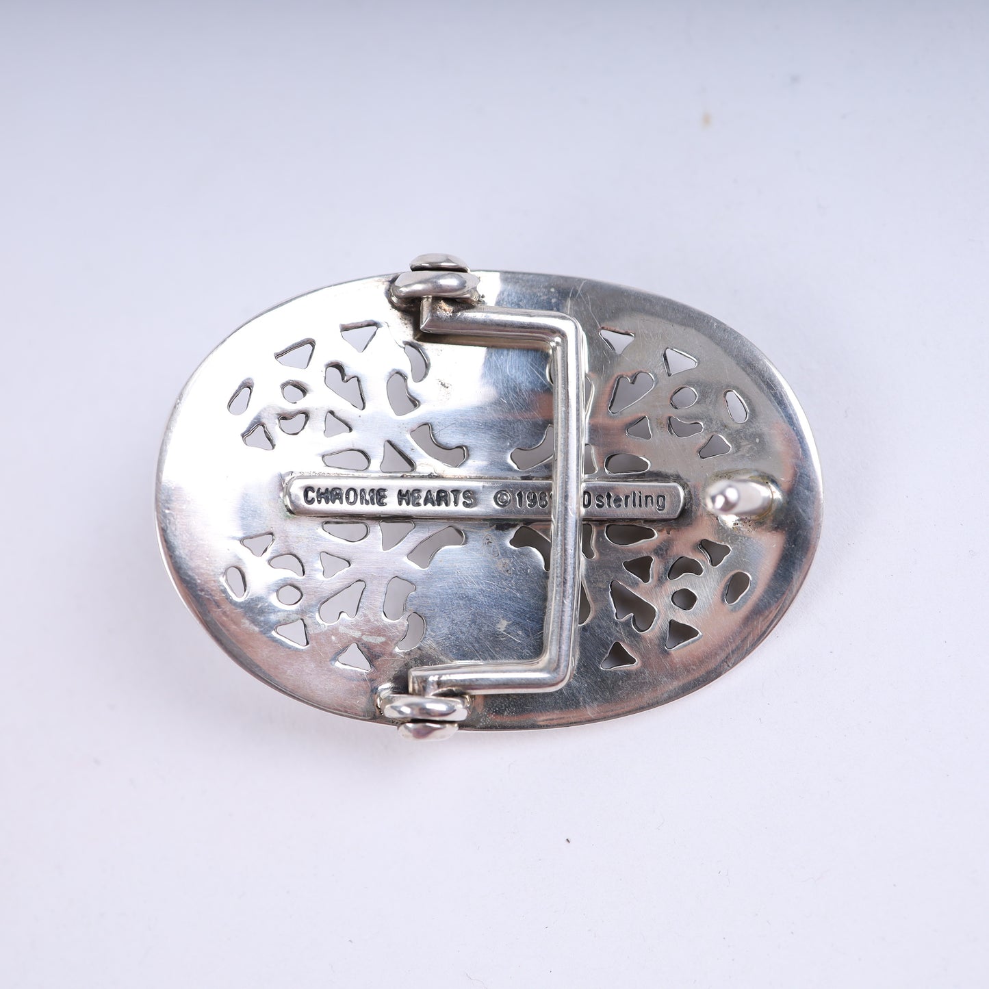 CHROME HEARTS 1.5" OVAL BUCKLE