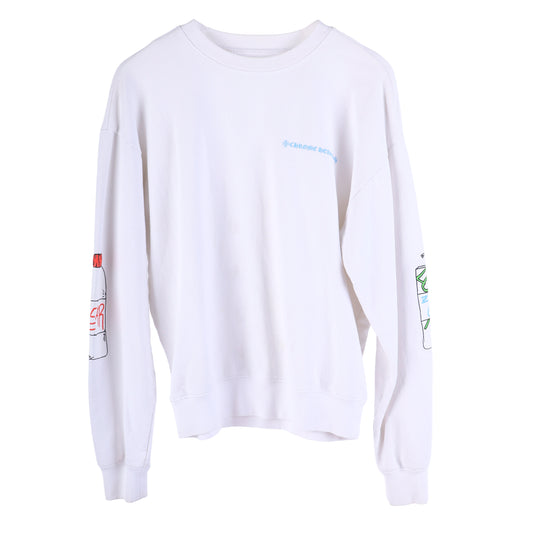 CH WHITE MATTY BOY CREWNECK CLEAR