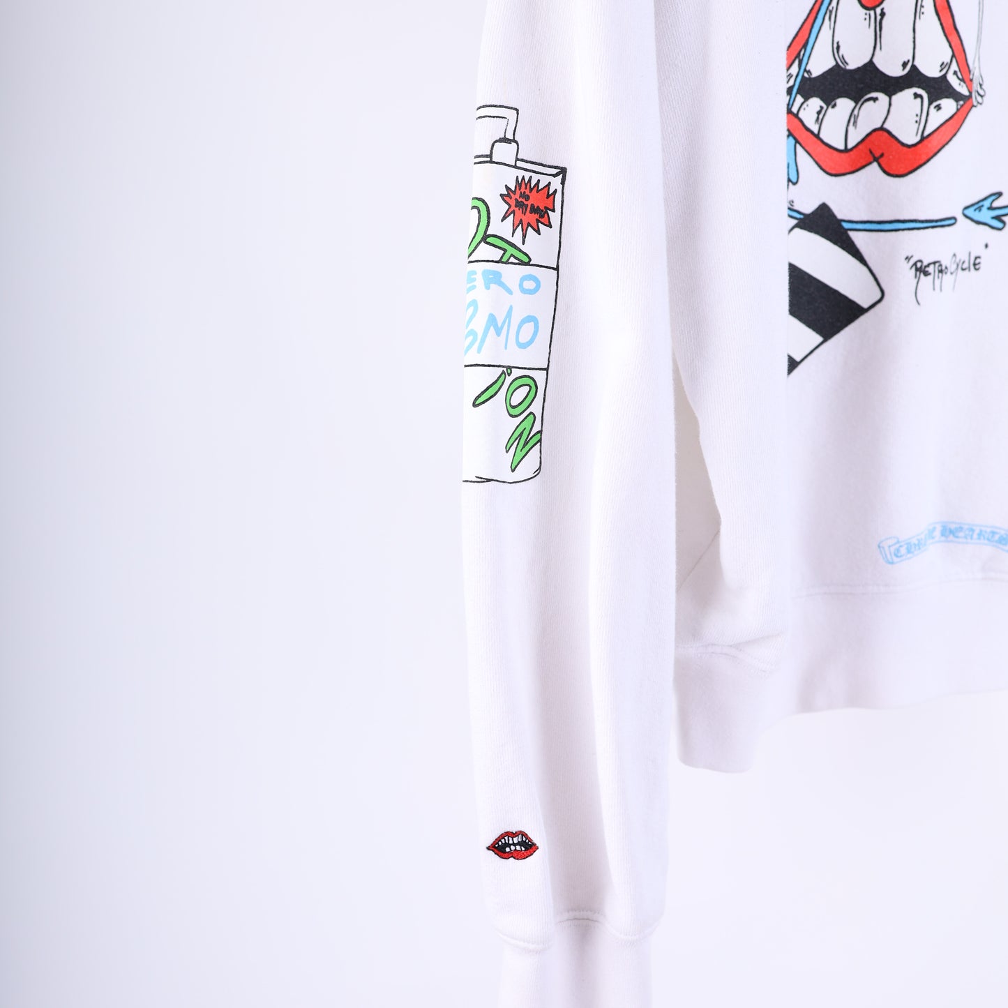 CH WHITE MATTY BOY CREWNECK CLEAR