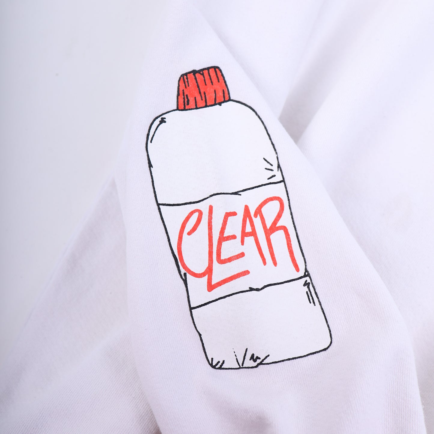 CH WHITE MATTY BOY CREWNECK CLEAR