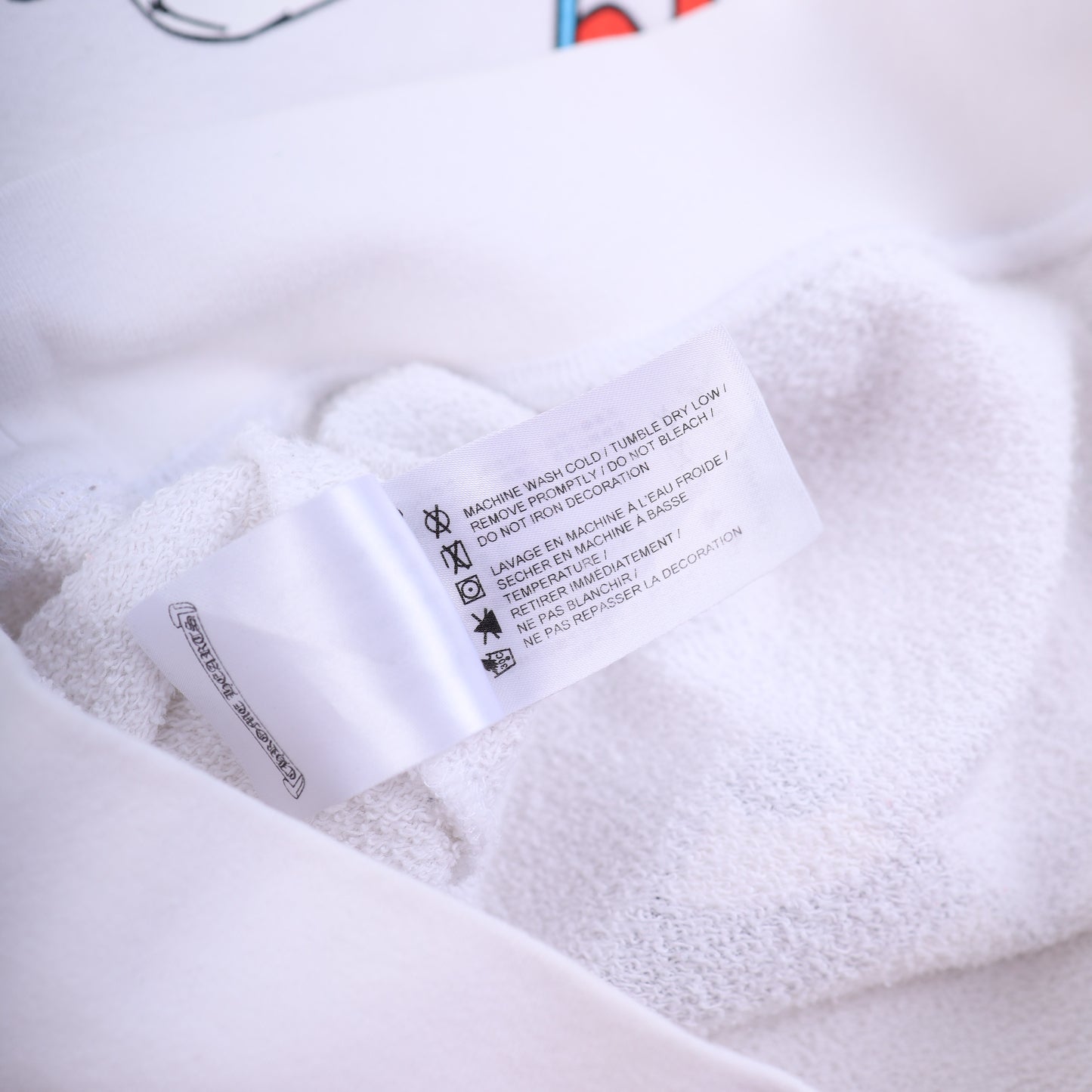 CH WHITE MATTY BOY CREWNECK CLEAR