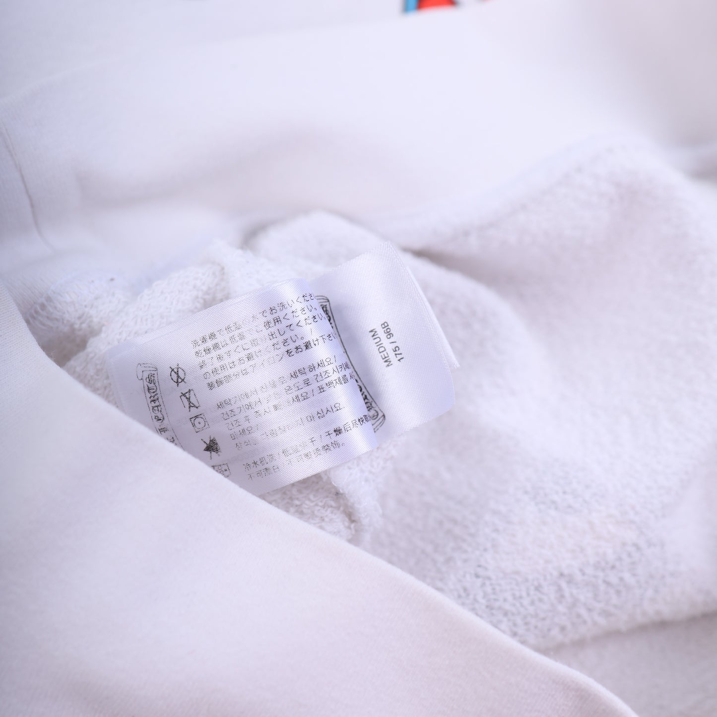 CH WHITE MATTY BOY CREWNECK CLEAR