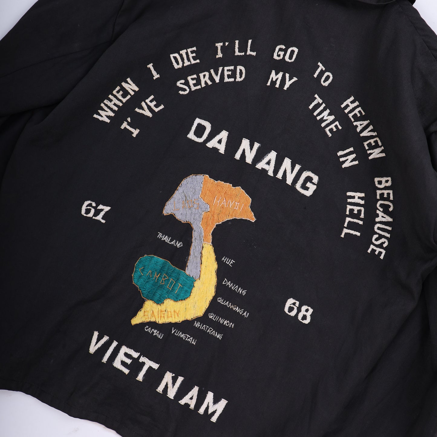 AUTHENTIC 1967/1968 DA NANG VIETNAM SOUVENIR JACKET