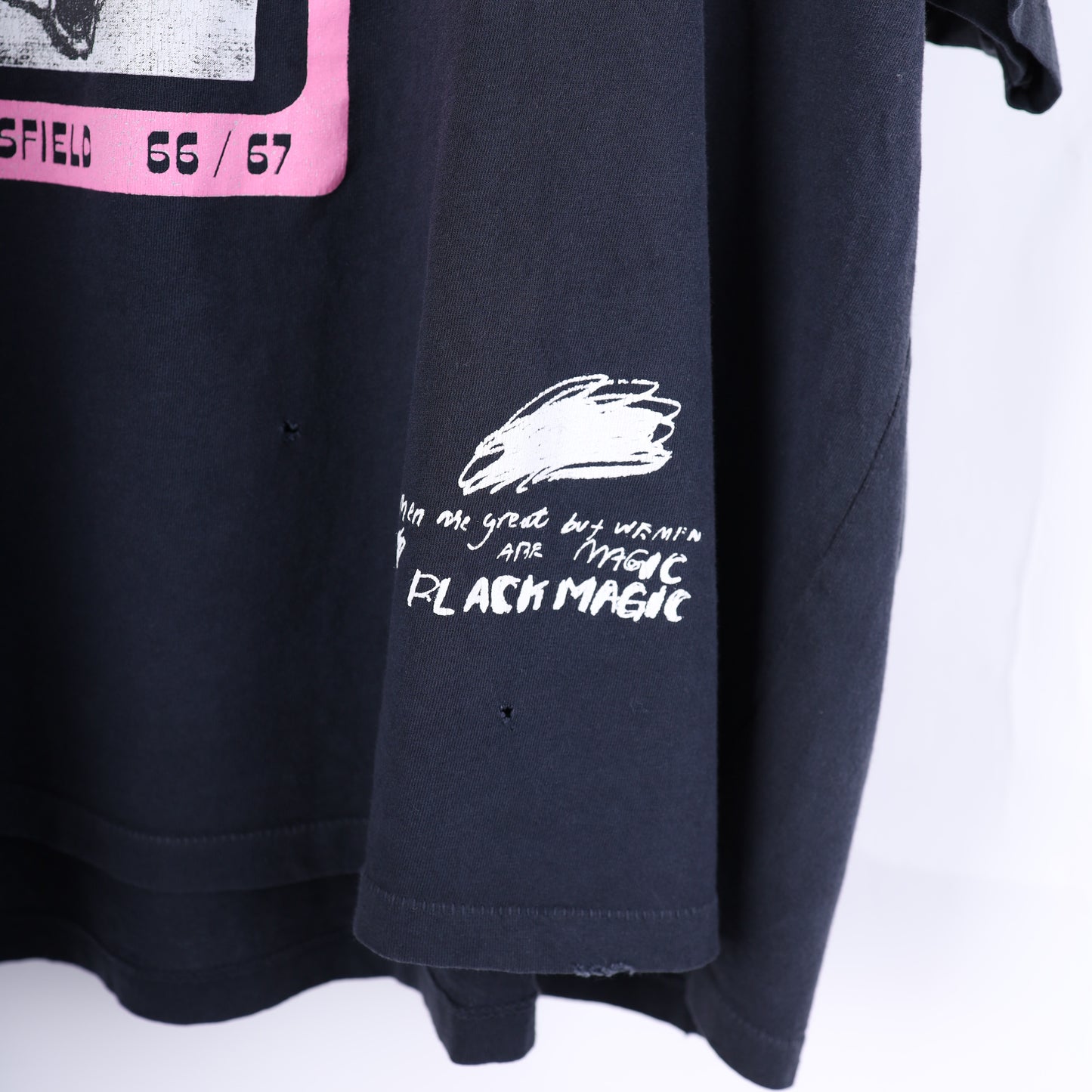 ANTON LEVY BLACK MAGIC PINK PALY T-SHIRT