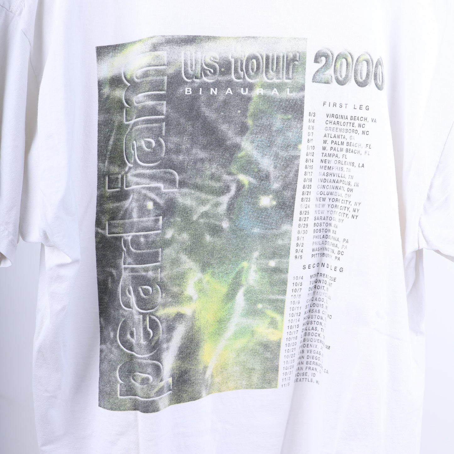 Pearl Jam Binaural White Tee