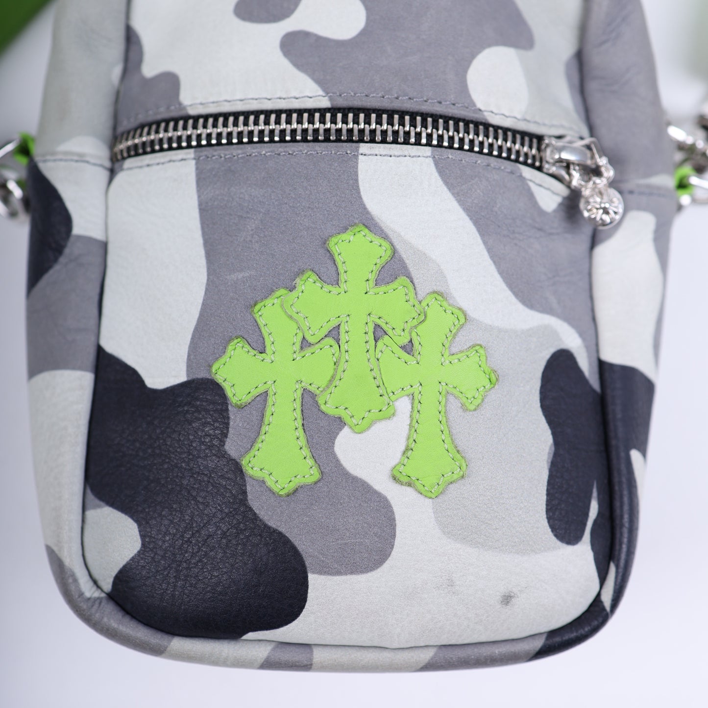 Chrome Hearts SNOW CAMO Green Cross Taka Bag